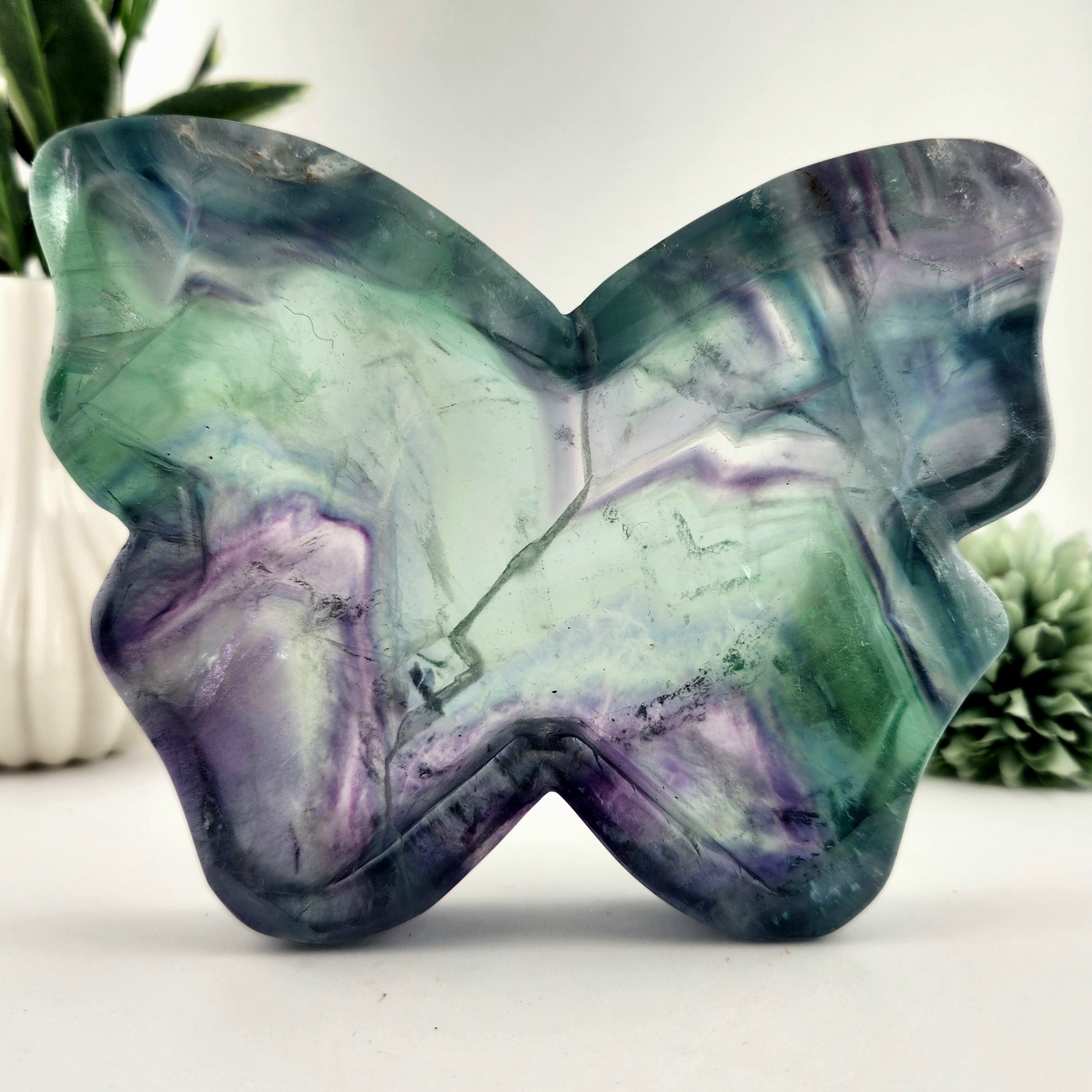 Fluorite Butterfly Bowl