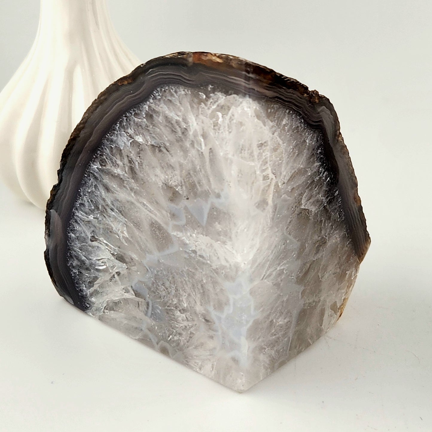 Agate Bookend