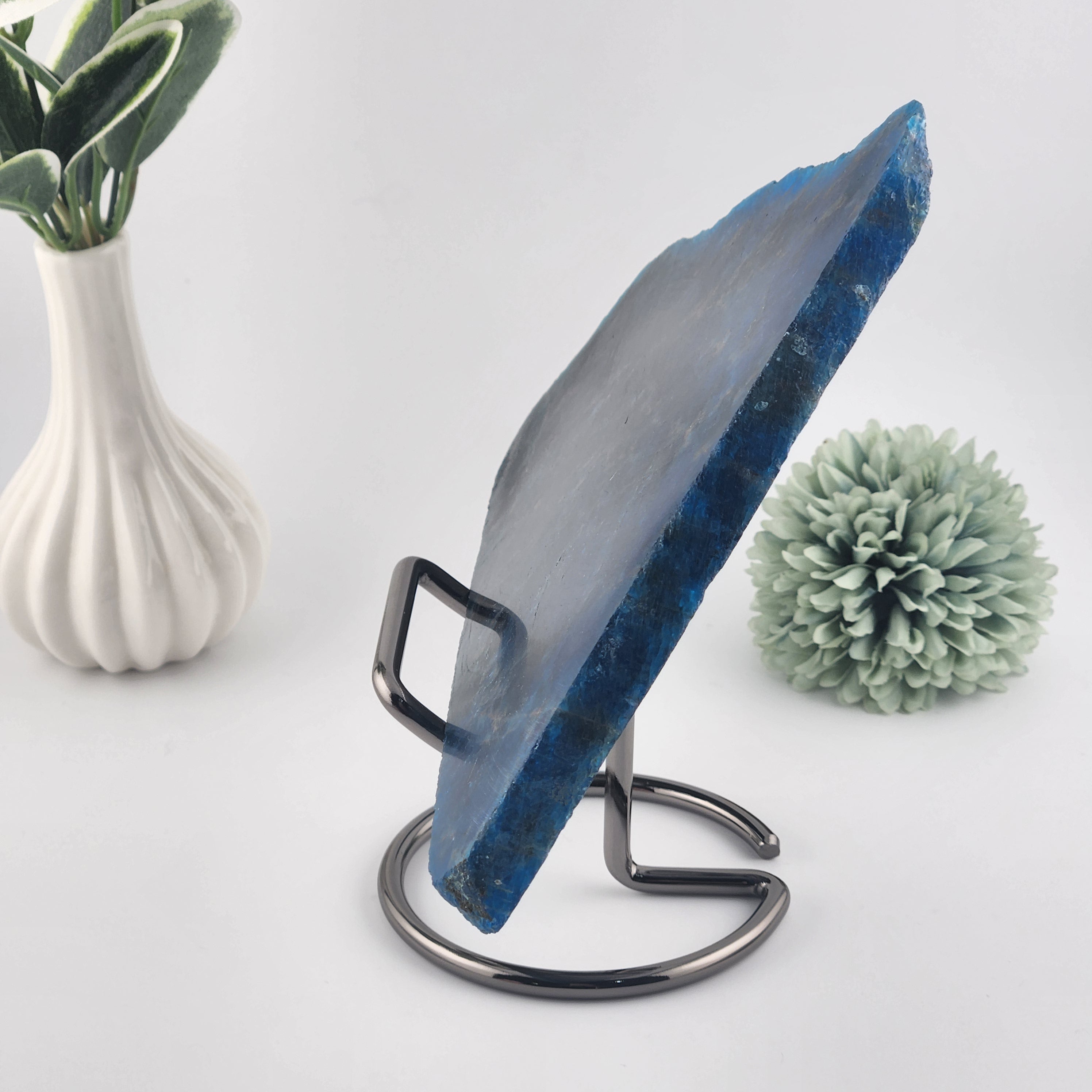 Smokey Titanium Silver Display Stand