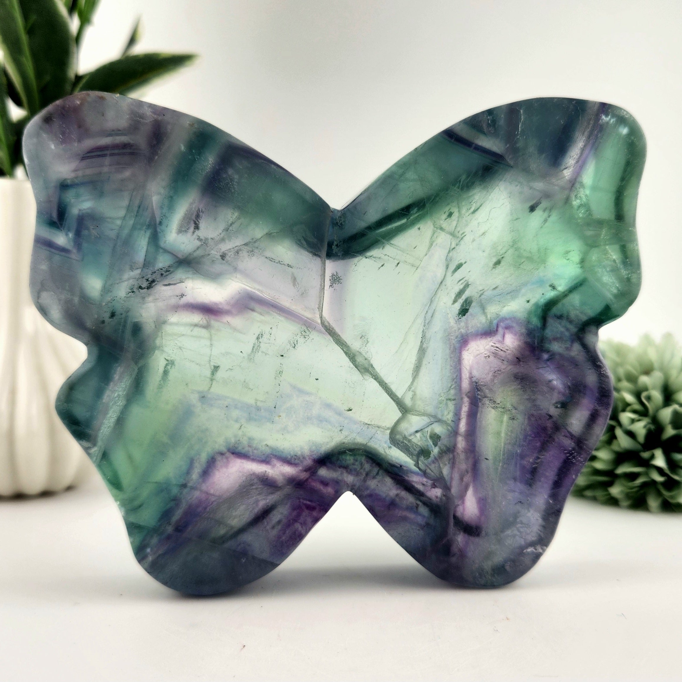 Fluorite Butterfly Bowl