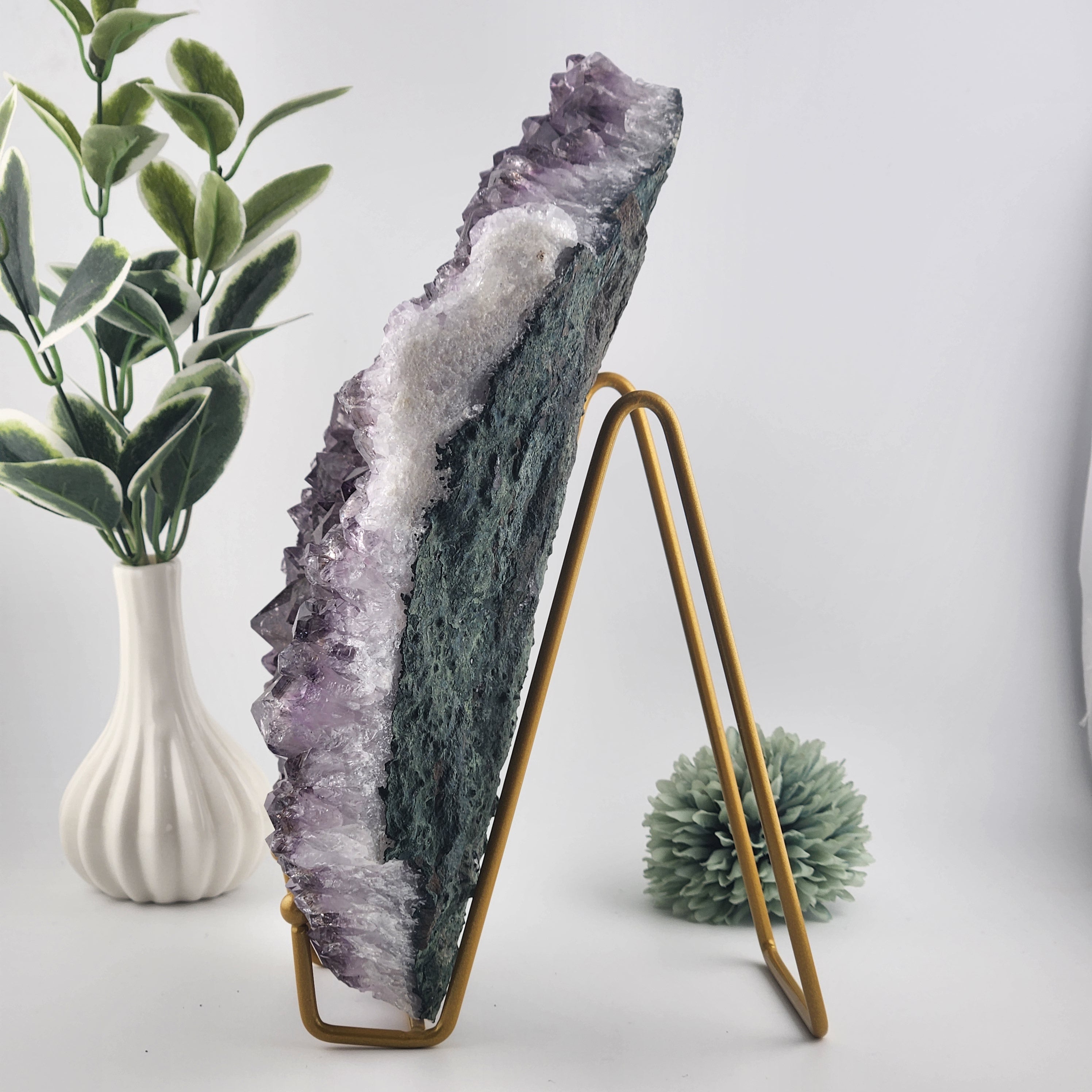 XL Gold Display Slab Stand
