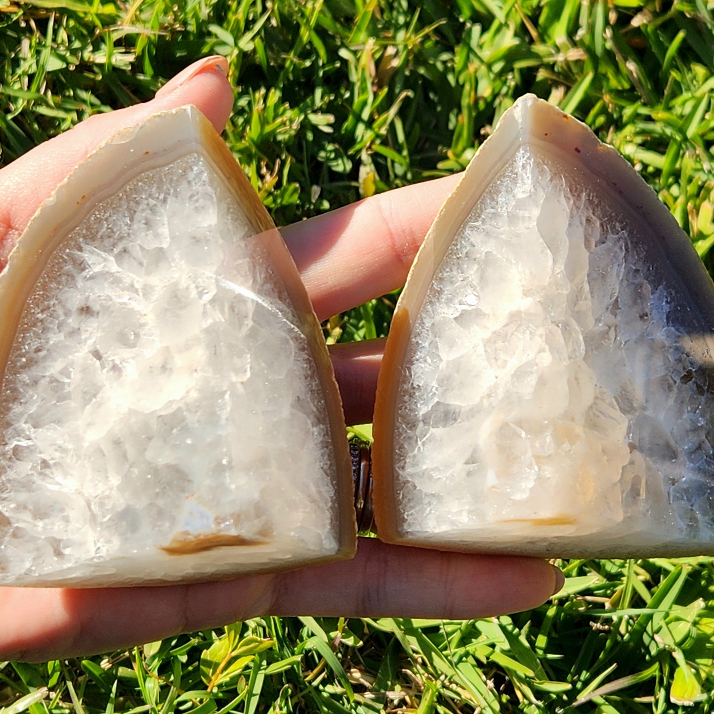 Agate Bookend