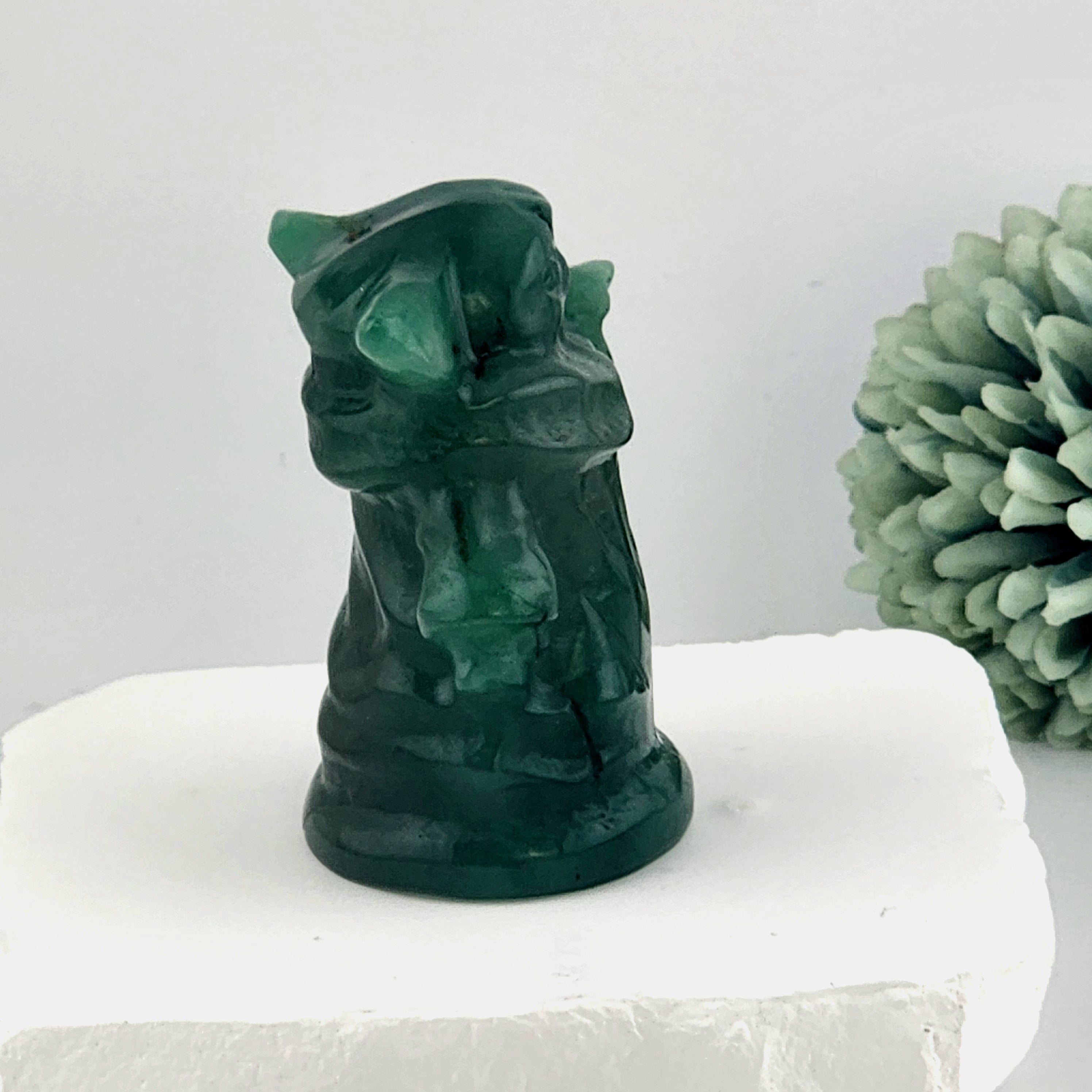 Green Aventurine Yoda