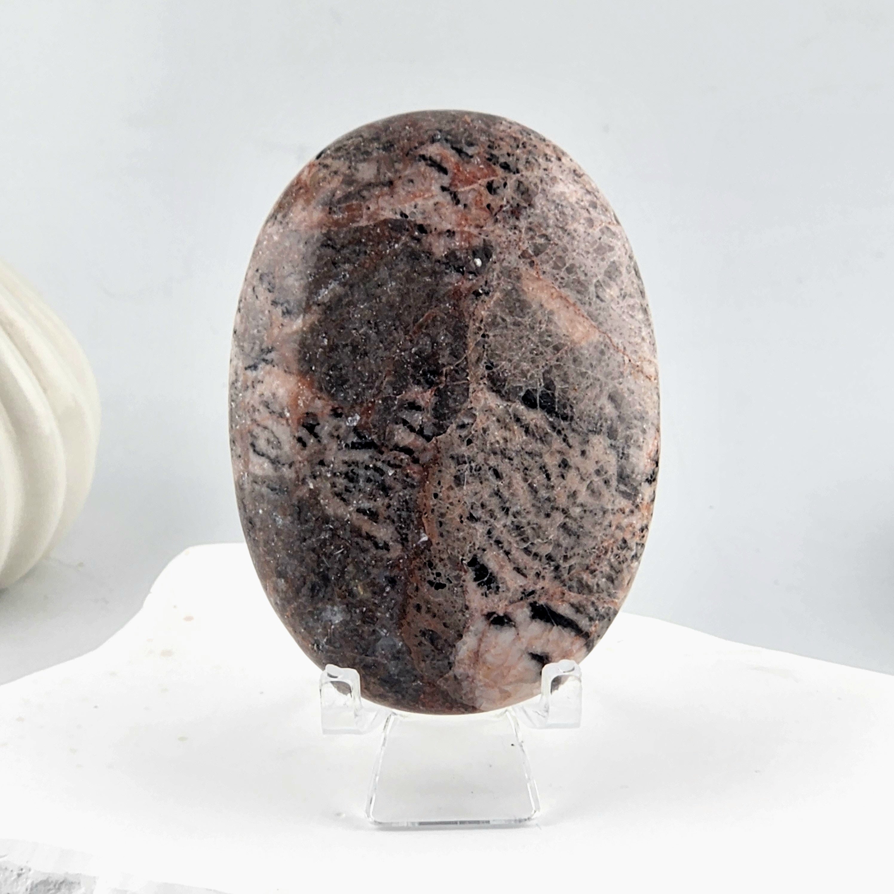 Pink Zebra Jasper Palmstone