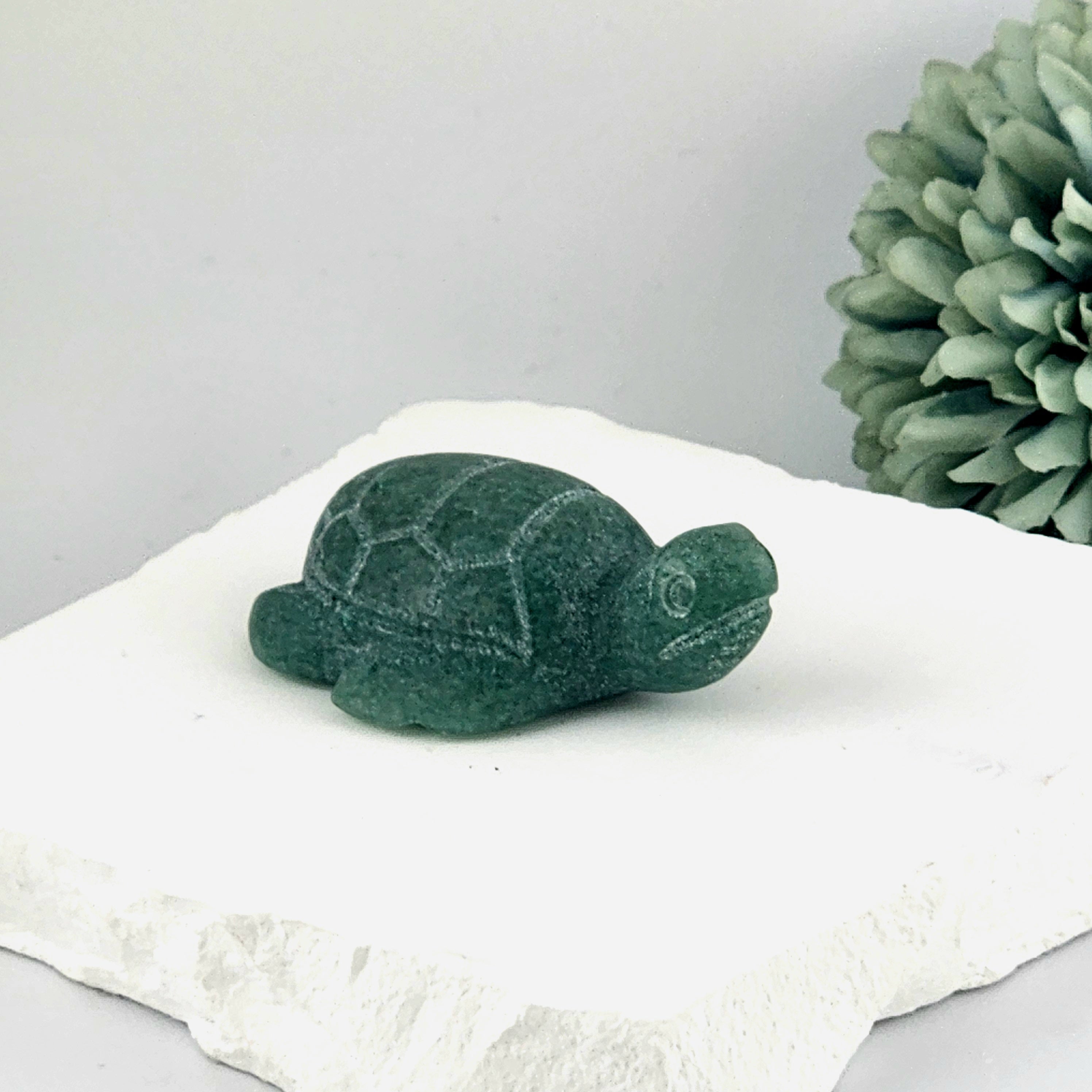 Green Aventurine Turtle