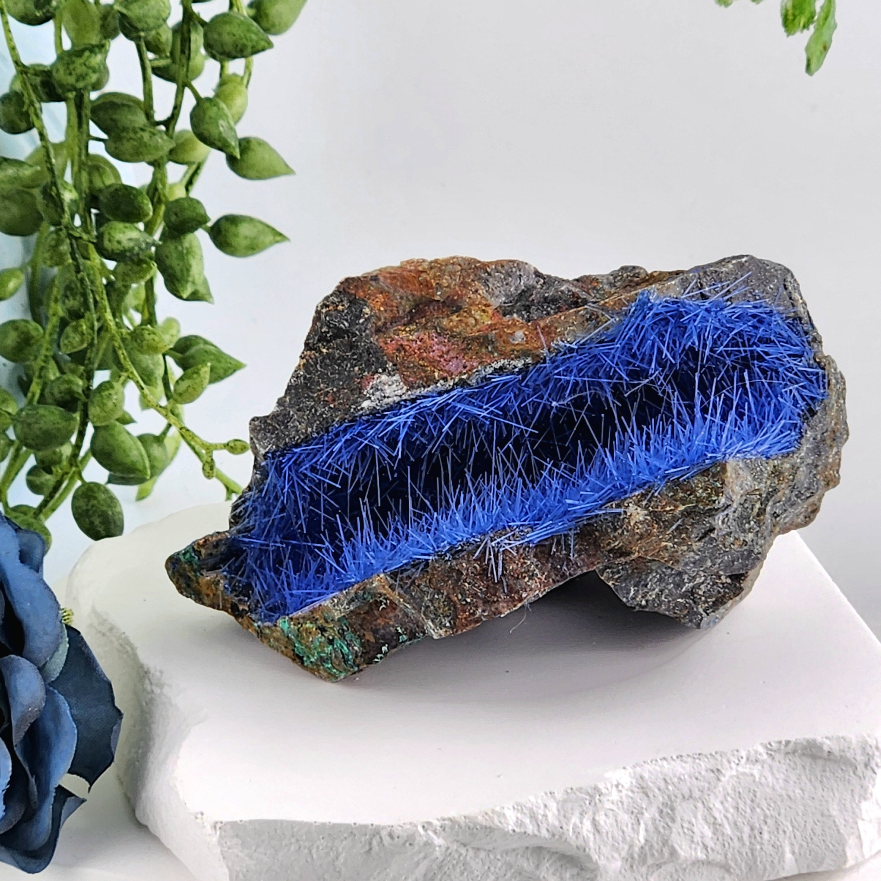 Blue Needle Azurite