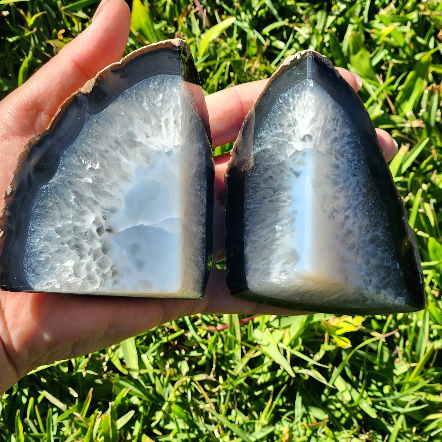 Agate Bookend