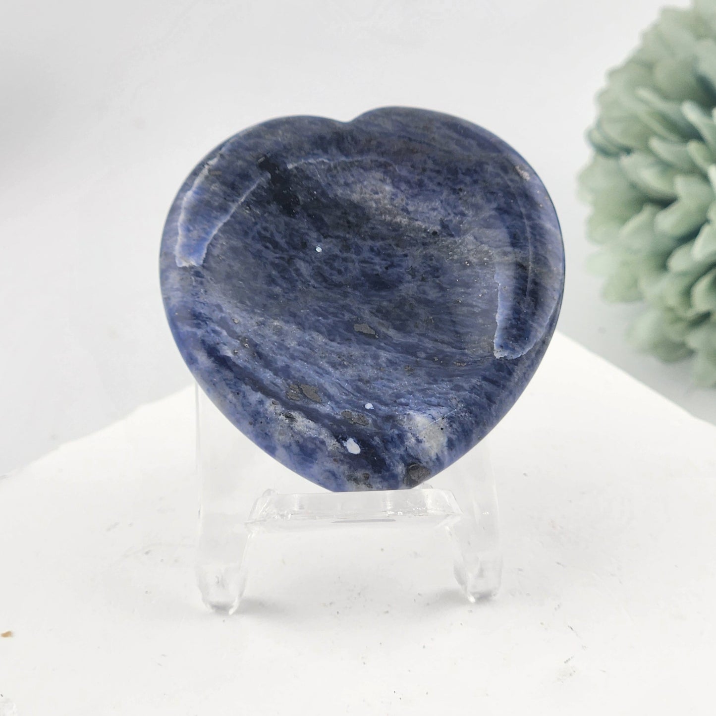 Sodalite Heart Worry Stone