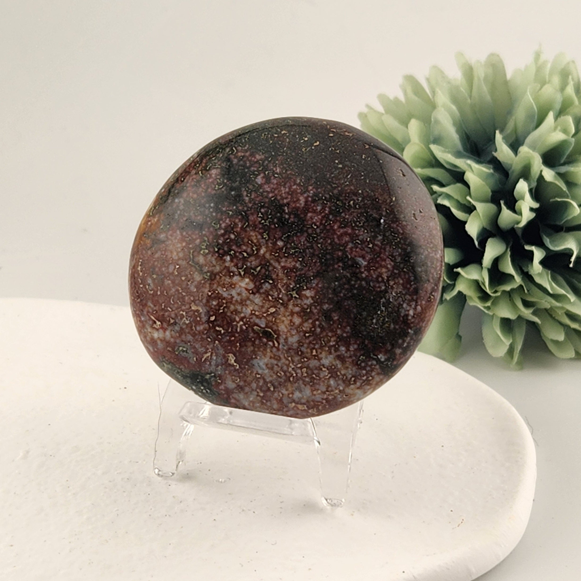 Ocean Jasper Pebble/Palm