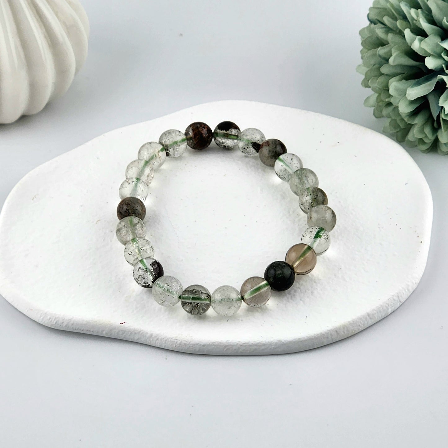 Garden Quartz Beaded Bracelet - 8mm