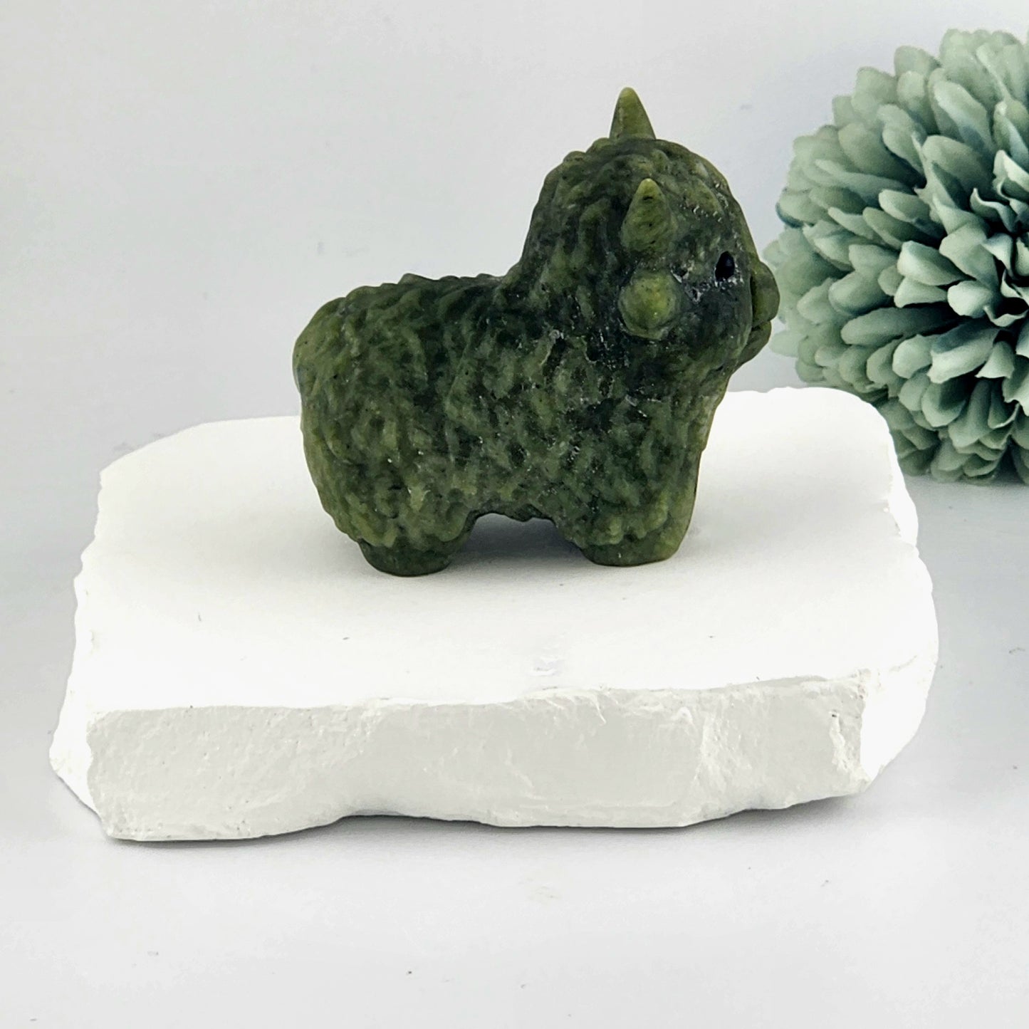 Green Jade Highland Cow