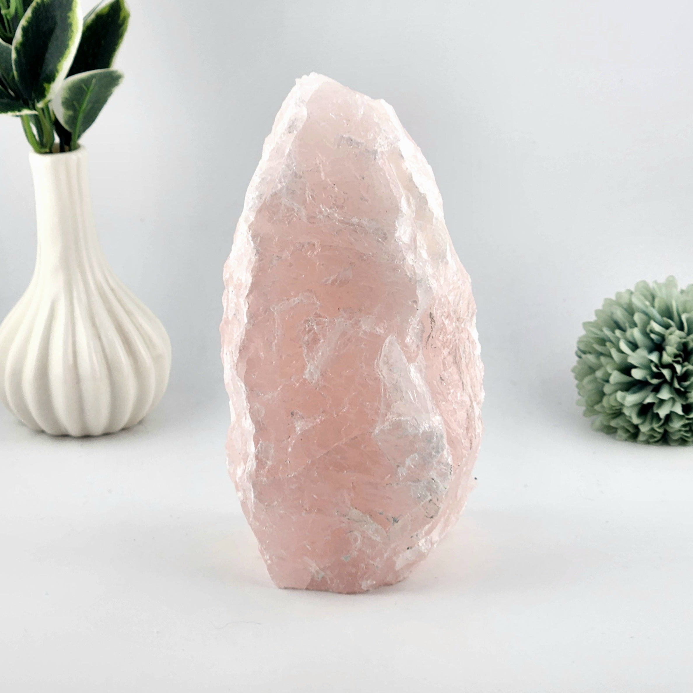 Raw Rose Quartz Freeform