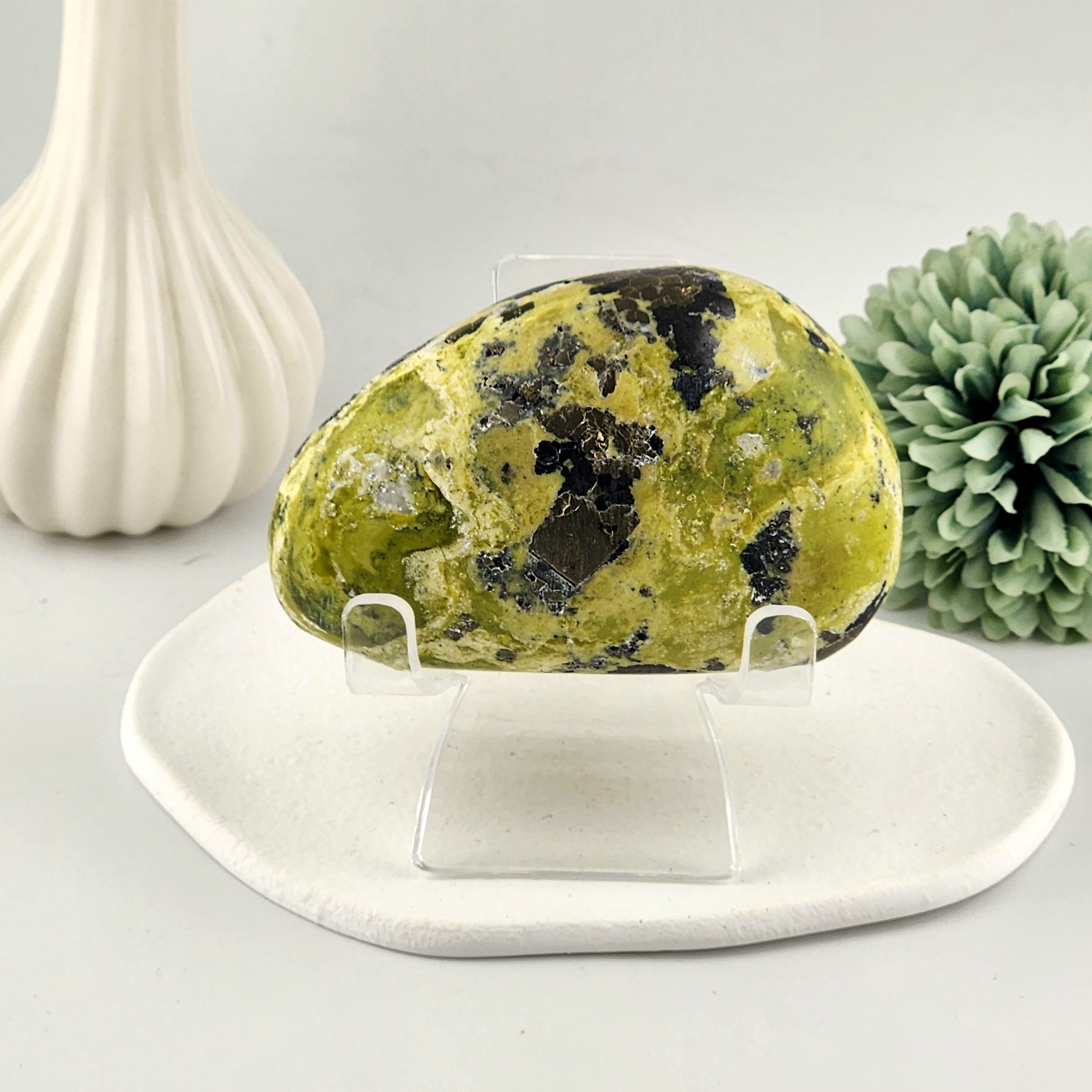 Serpentine Pyrite Freeform