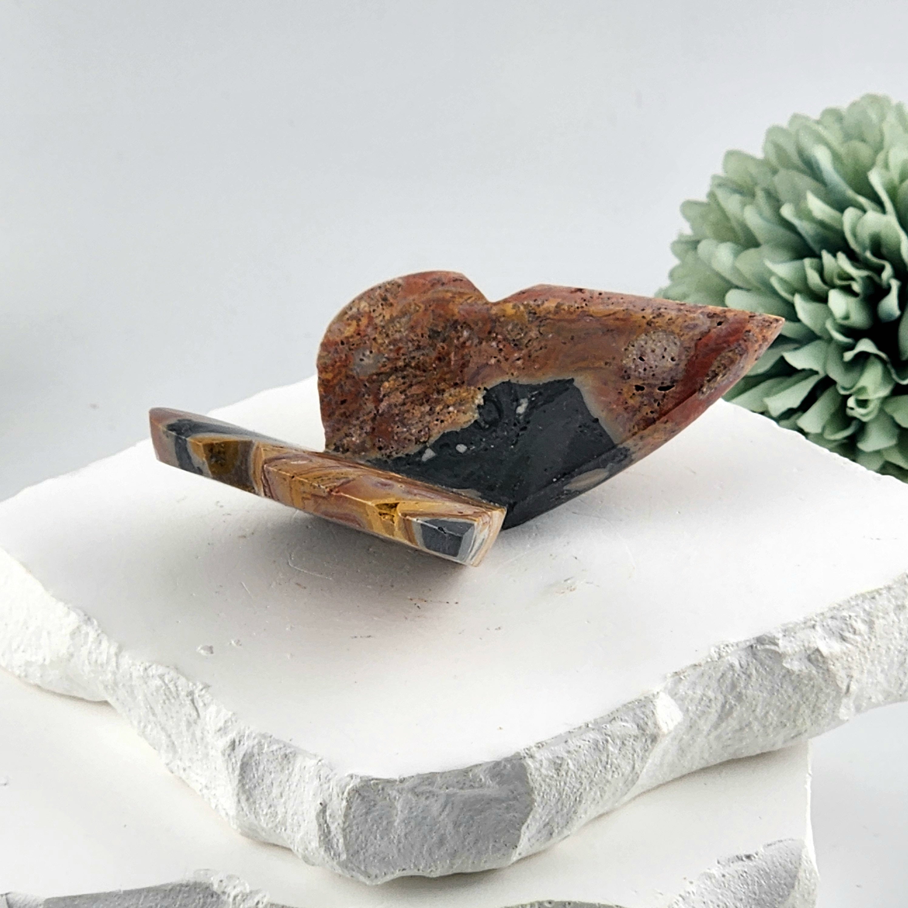 Polychrome Jasper 3D Butterfly