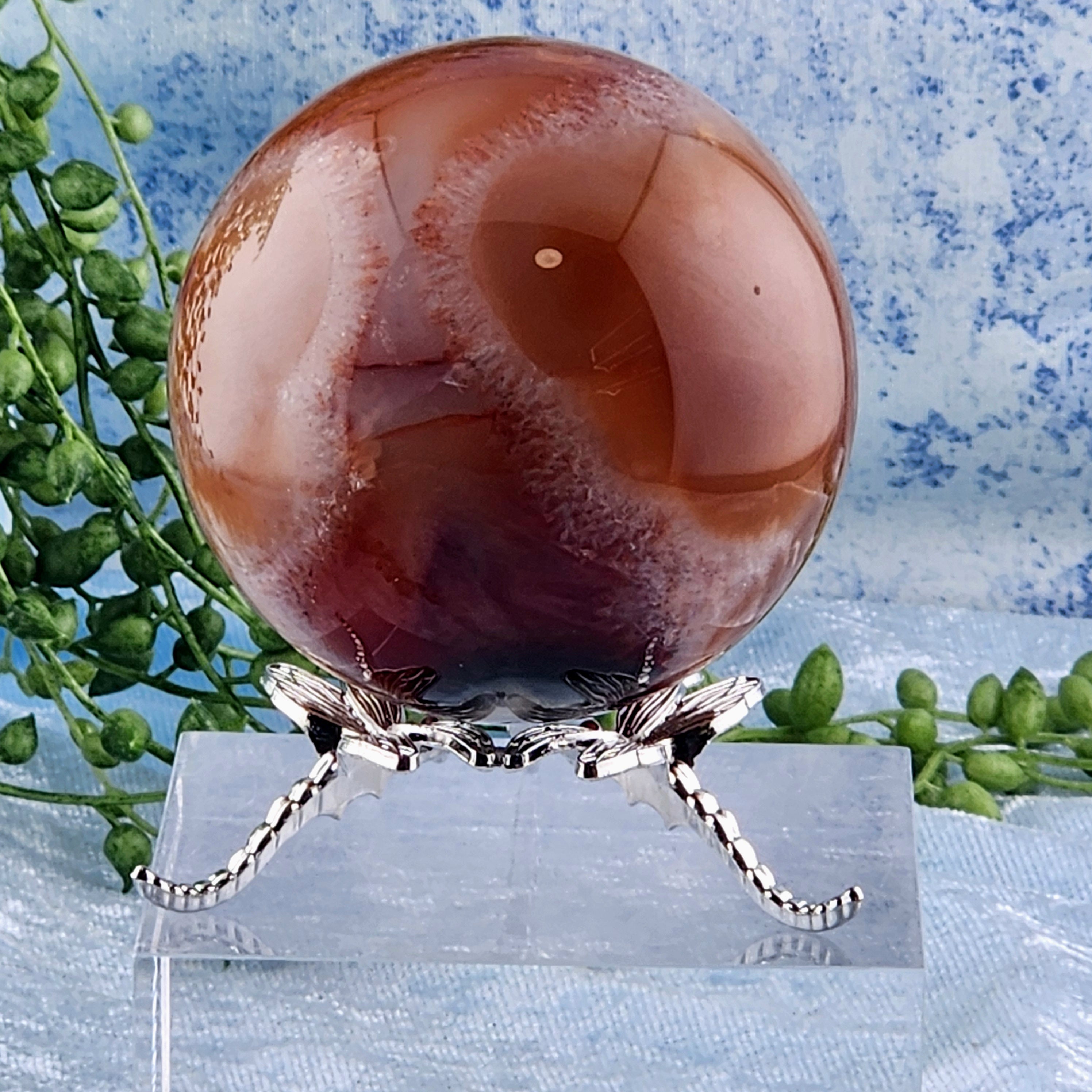 Red Agate Sphere