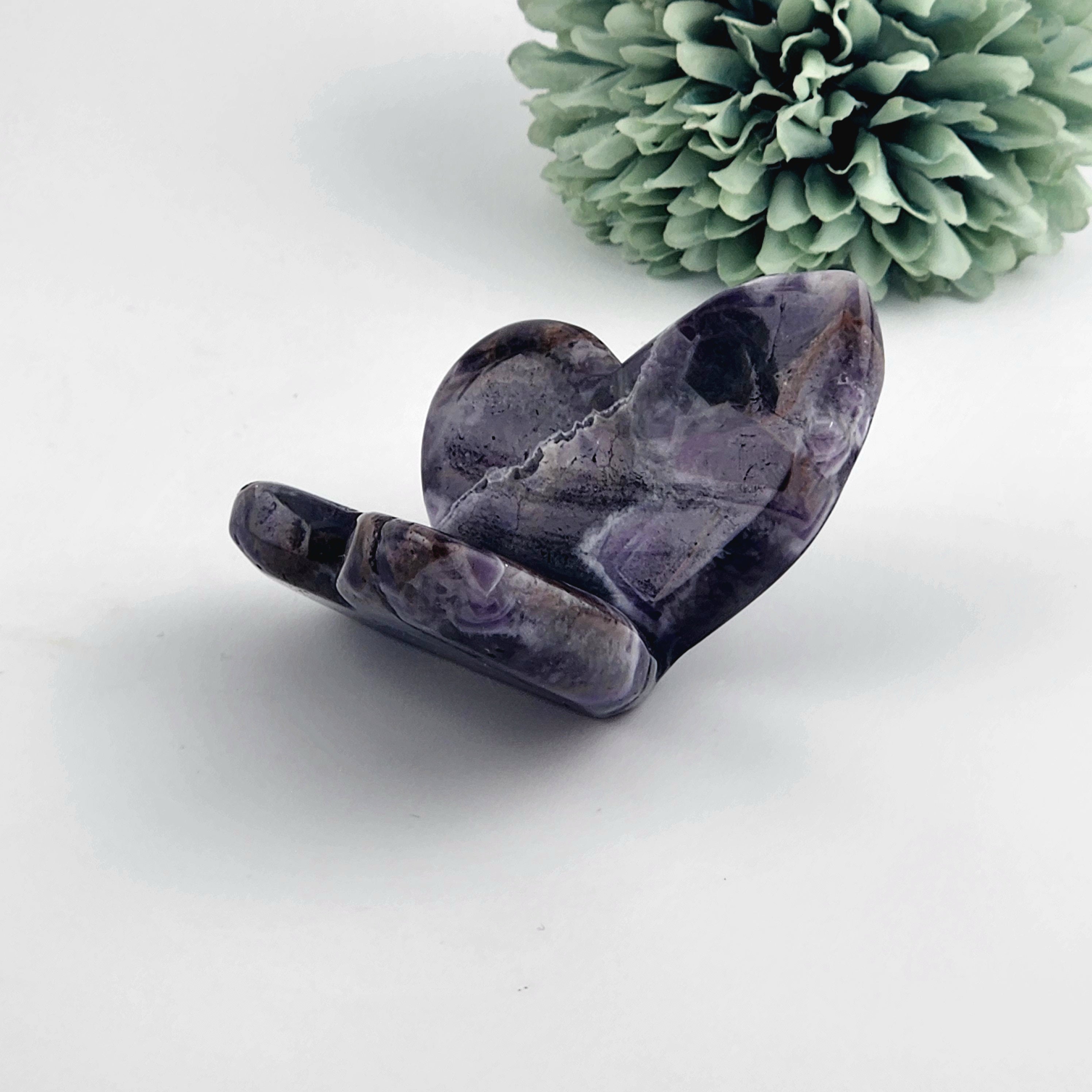 Chevron Dream Amethyst Butterfly