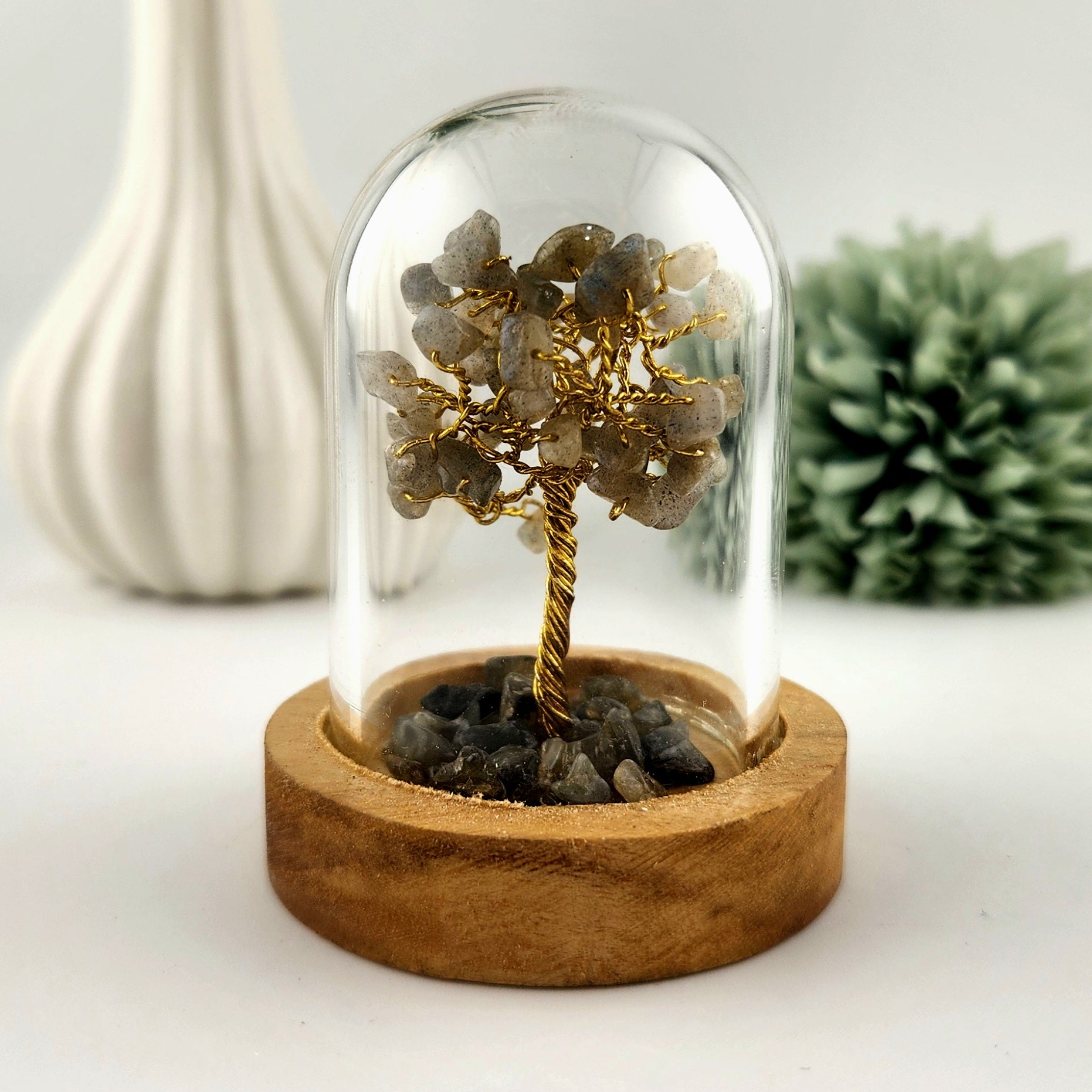 Labradorite Crystal Chip Tree