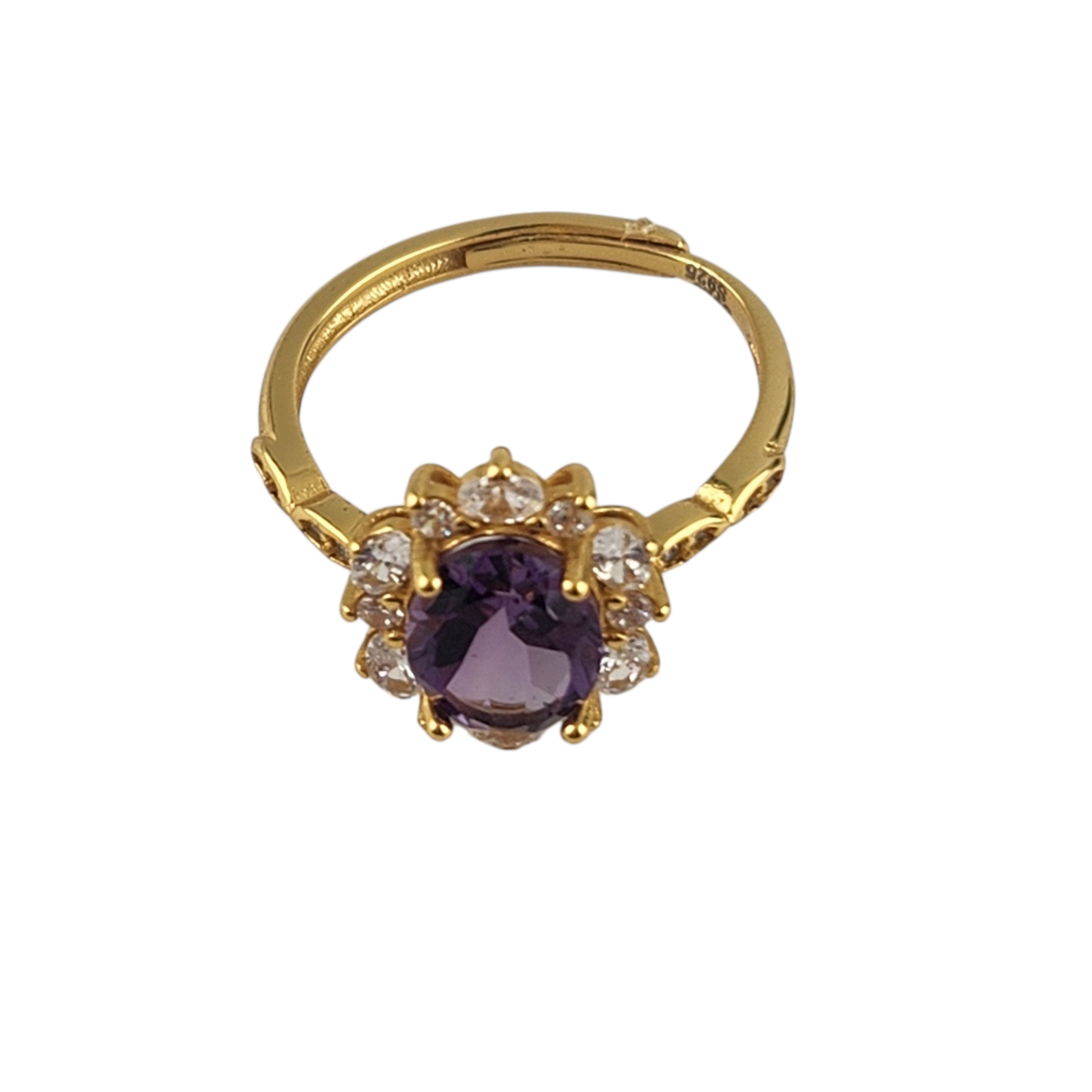 Gold Amethyst Ring