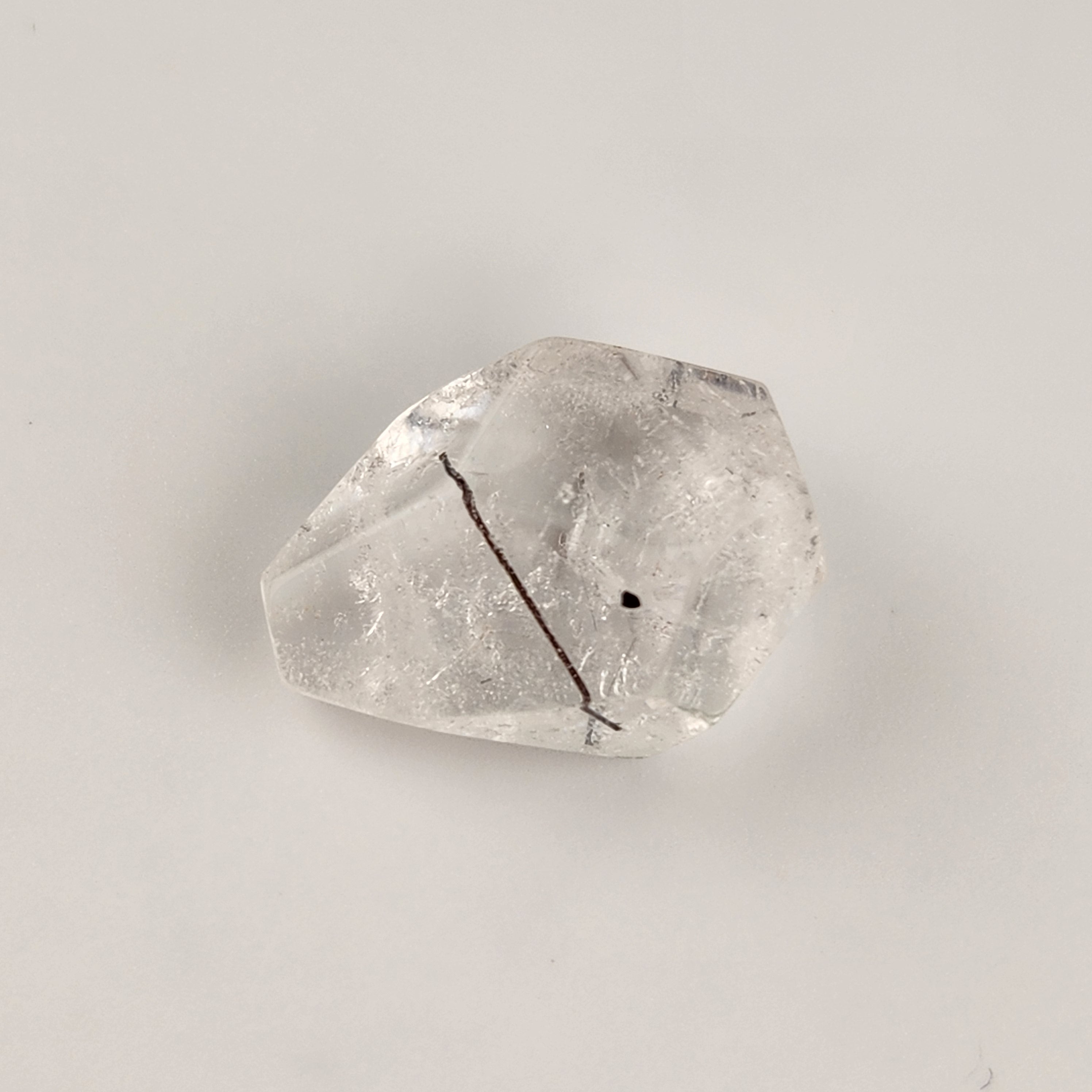 Black Rutile/Tourmaline Quartz Mini Freeform