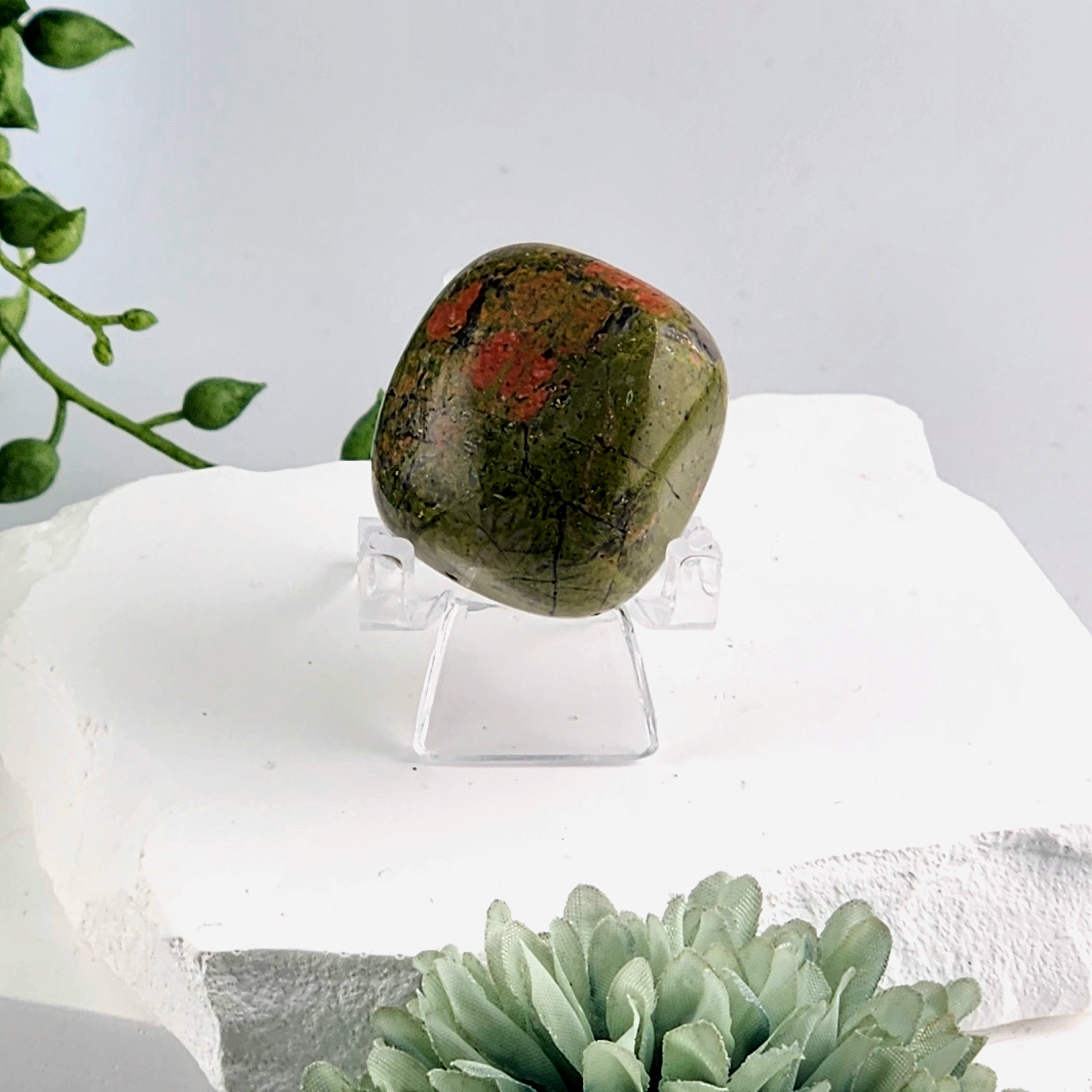 Unakite Crystal Tumble Magnet