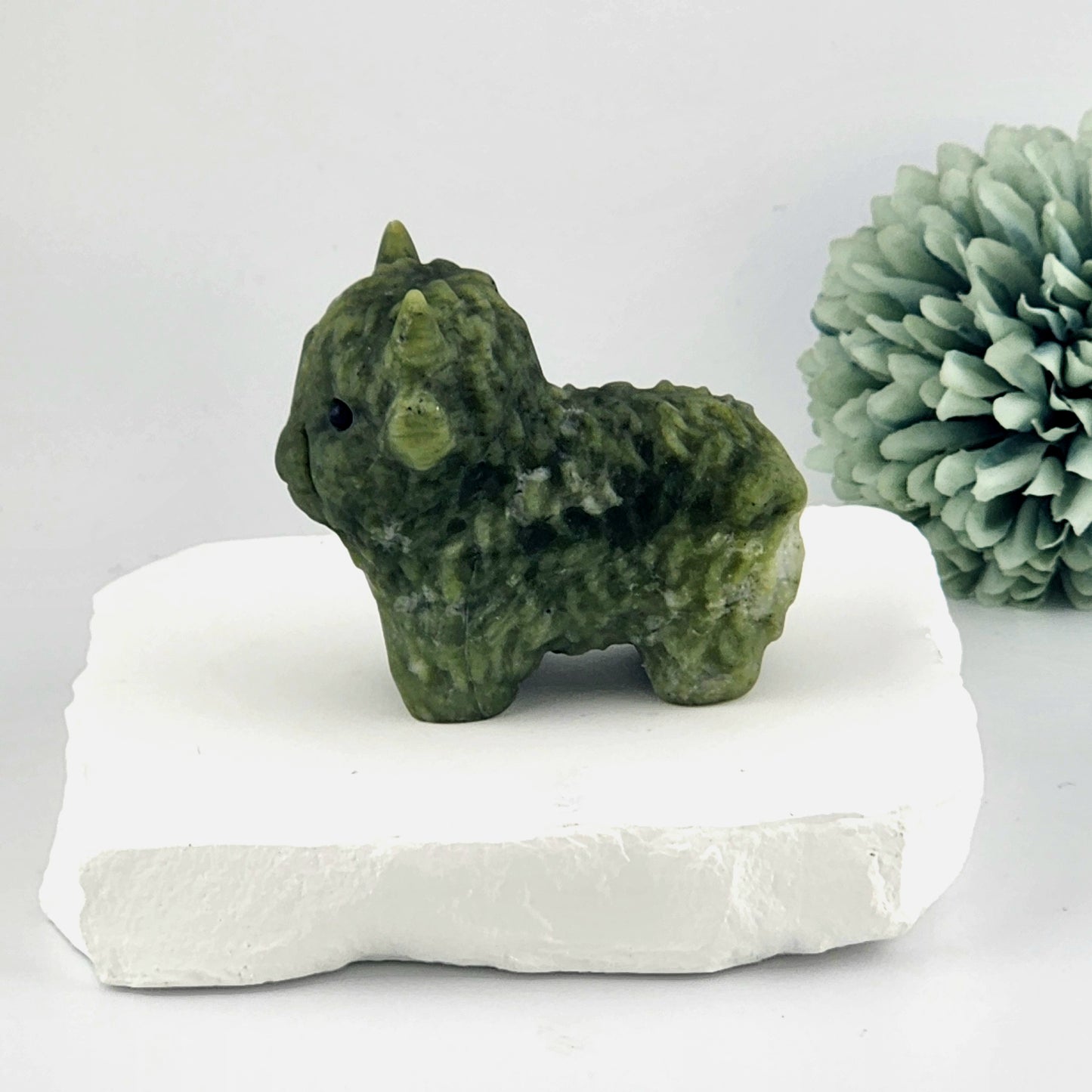 Green Jade Highland Cow
