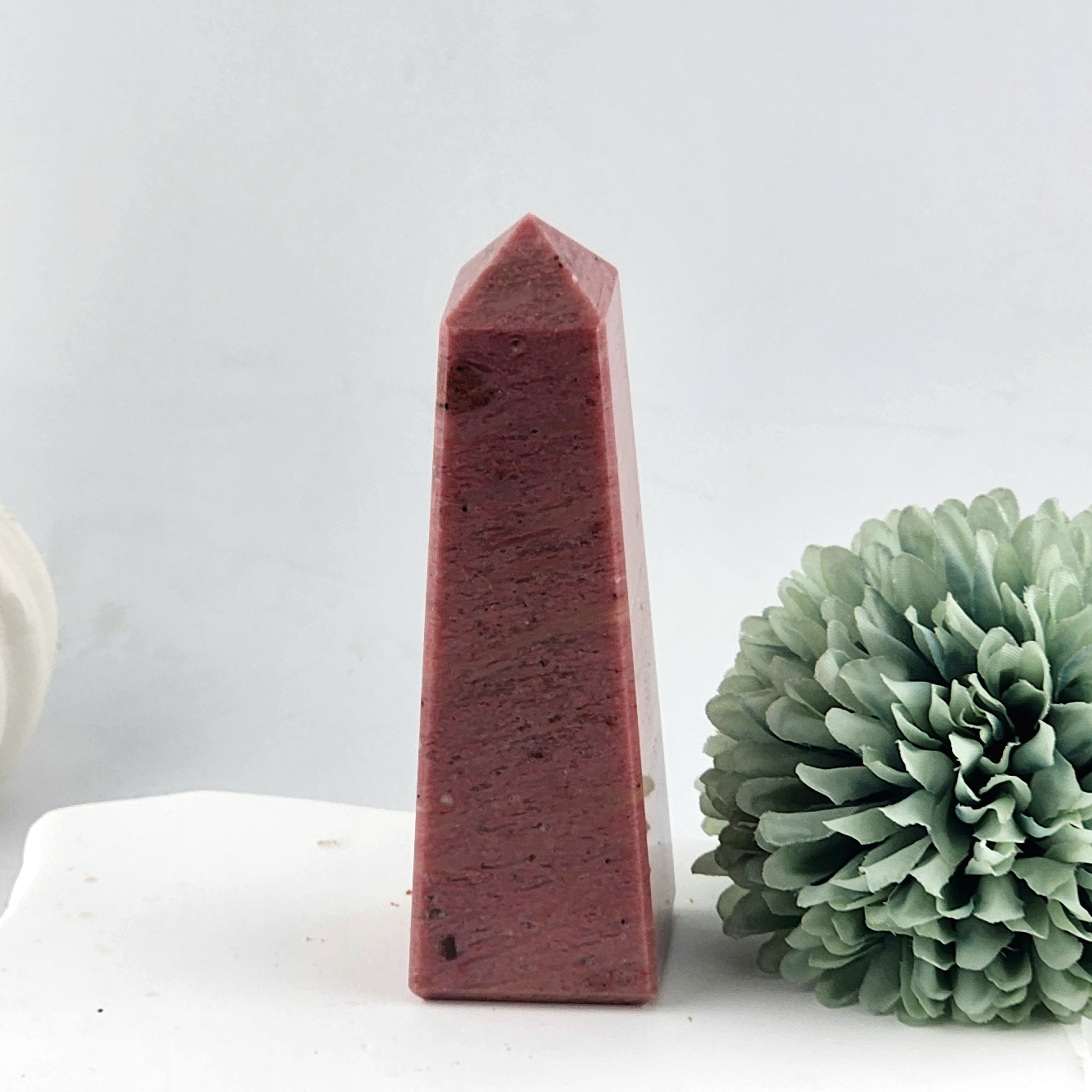 Pink Petrified Wood Tower