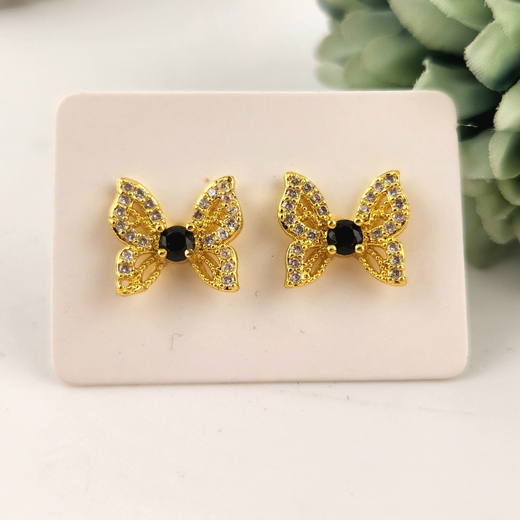 Butterfly Gold Earrings