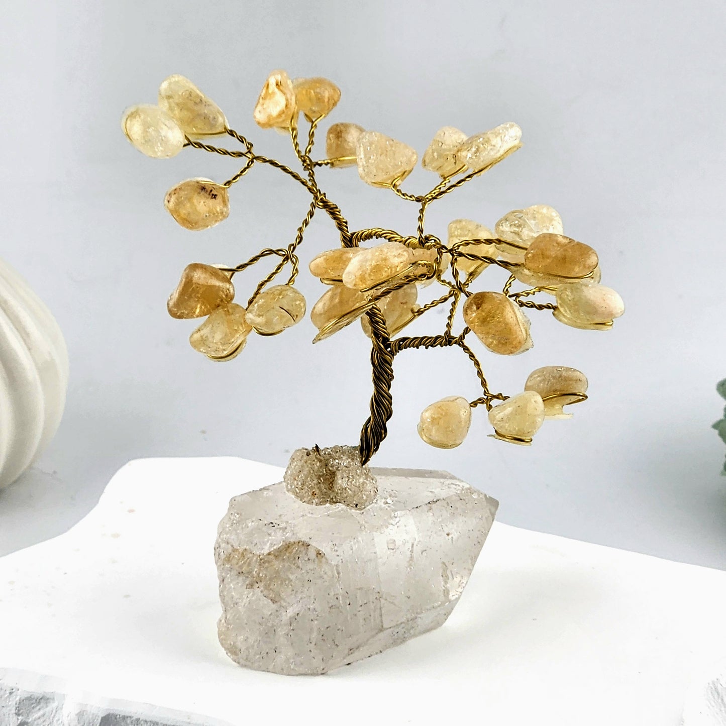 Citrine Crystal Chip Tree