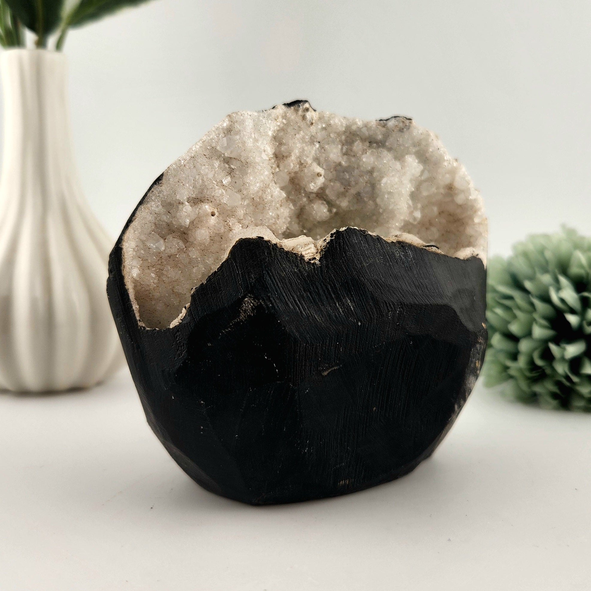 Chalcedony Scholosite Geode