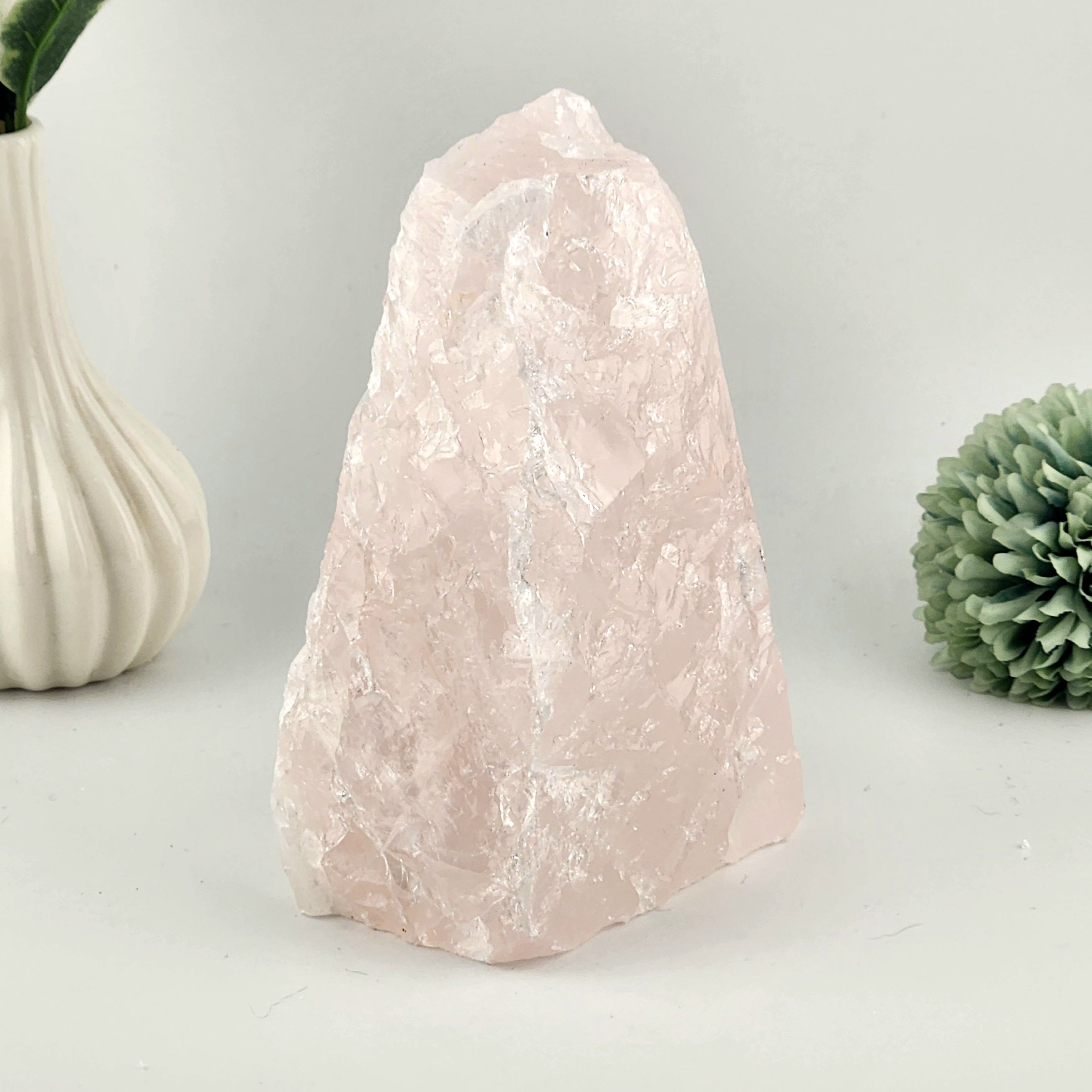 Raw Rose Quartz Freeform