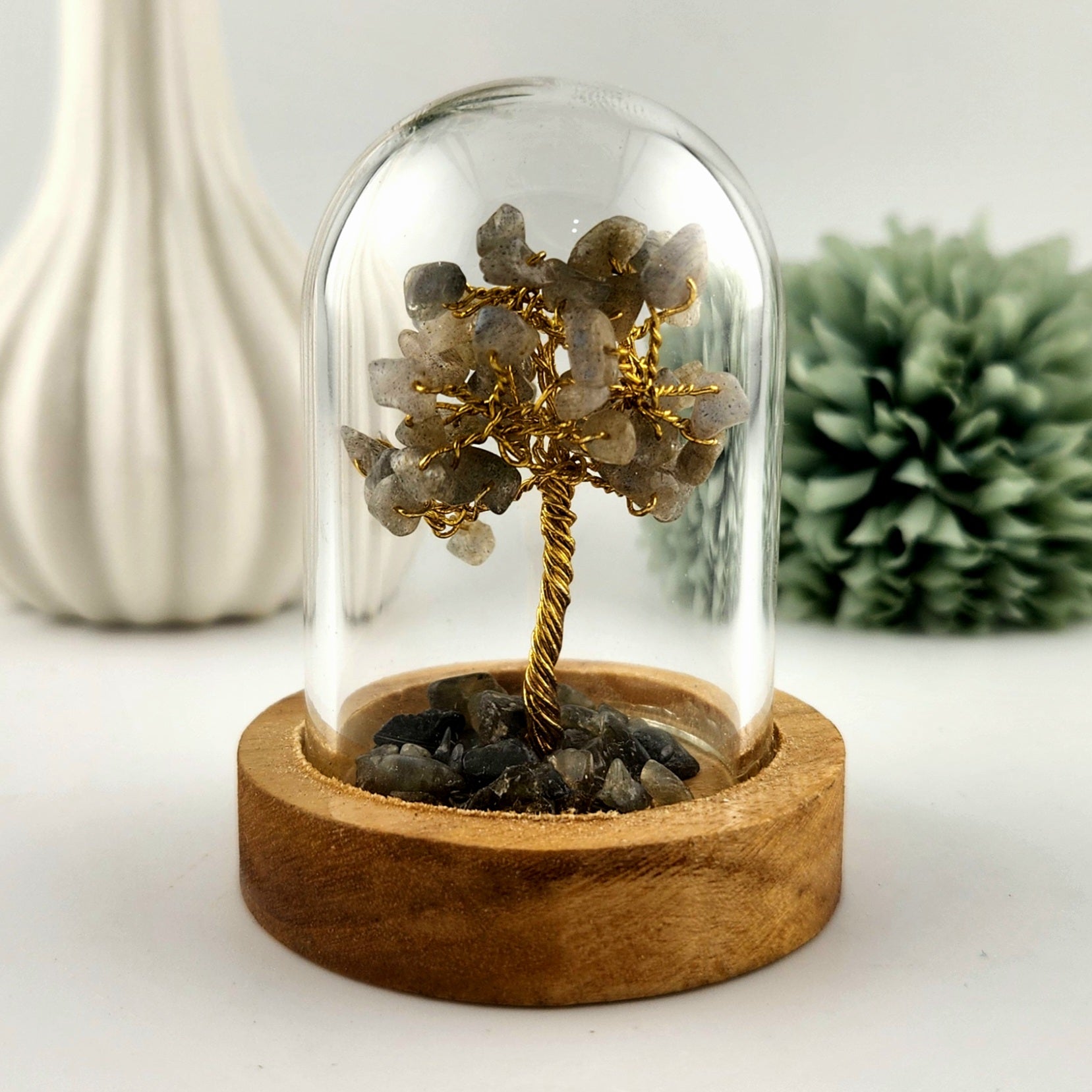 Labradorite Crystal Chip Tree