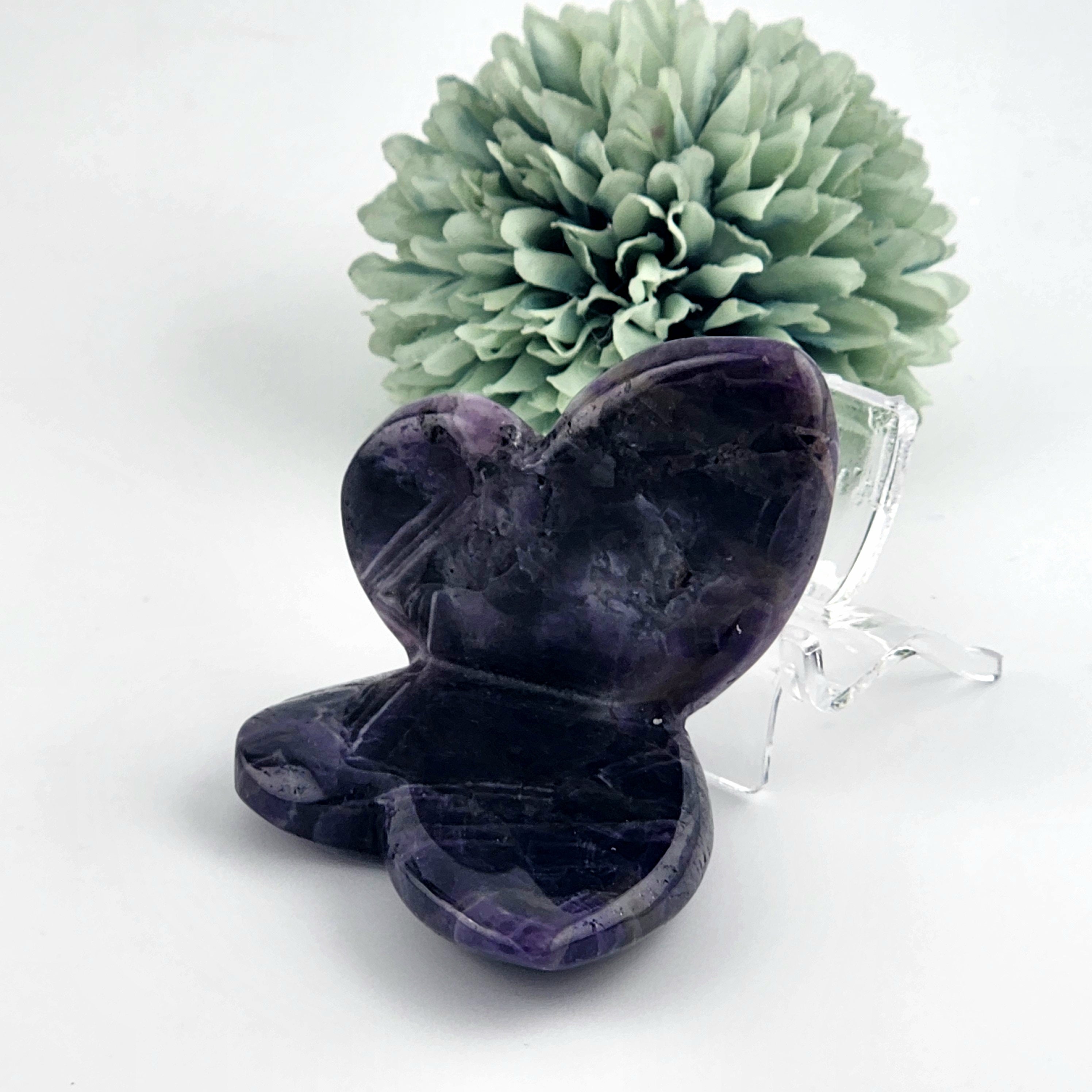 Chevron Dream Amethyst Butterfly