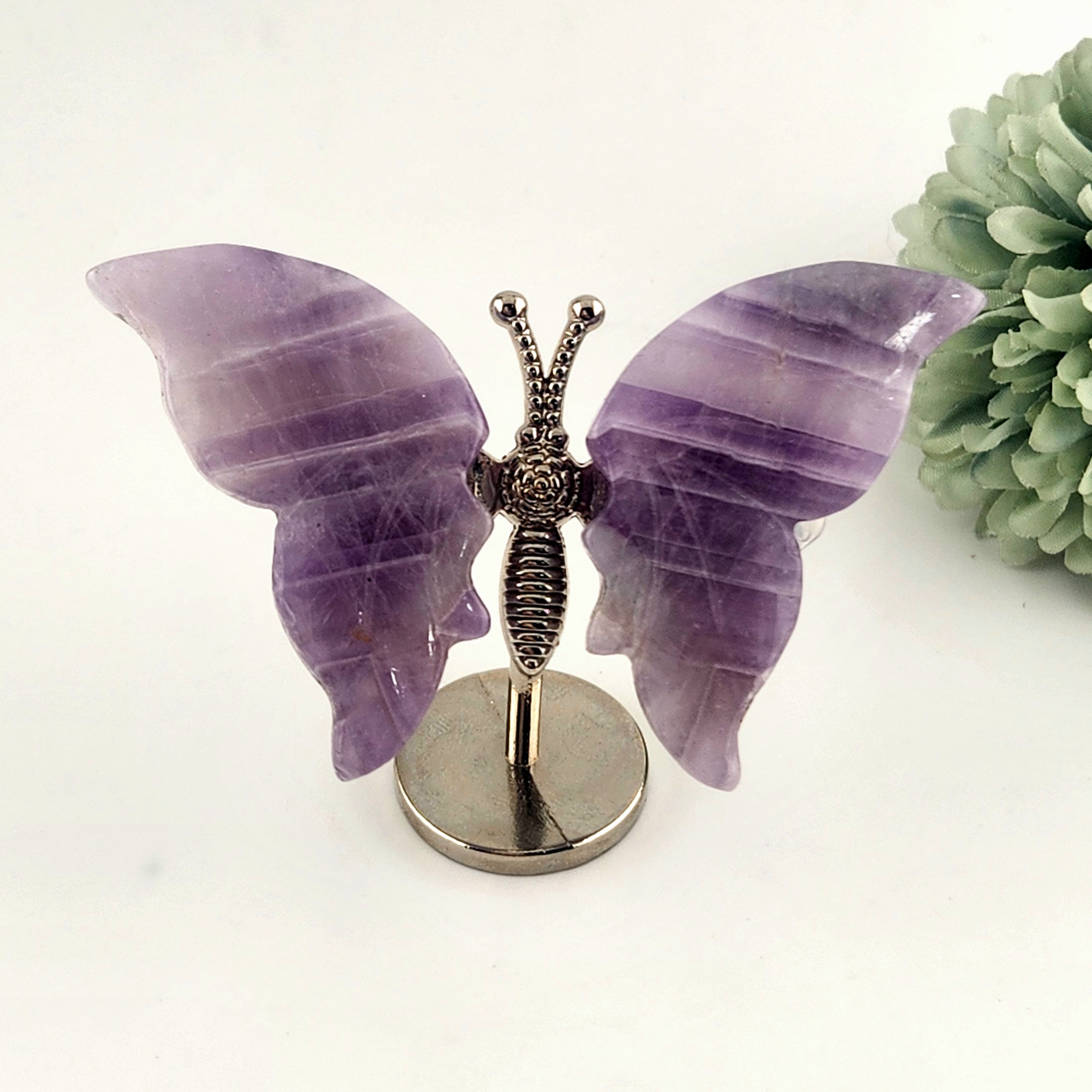 Amethyst Butterfly On Stand