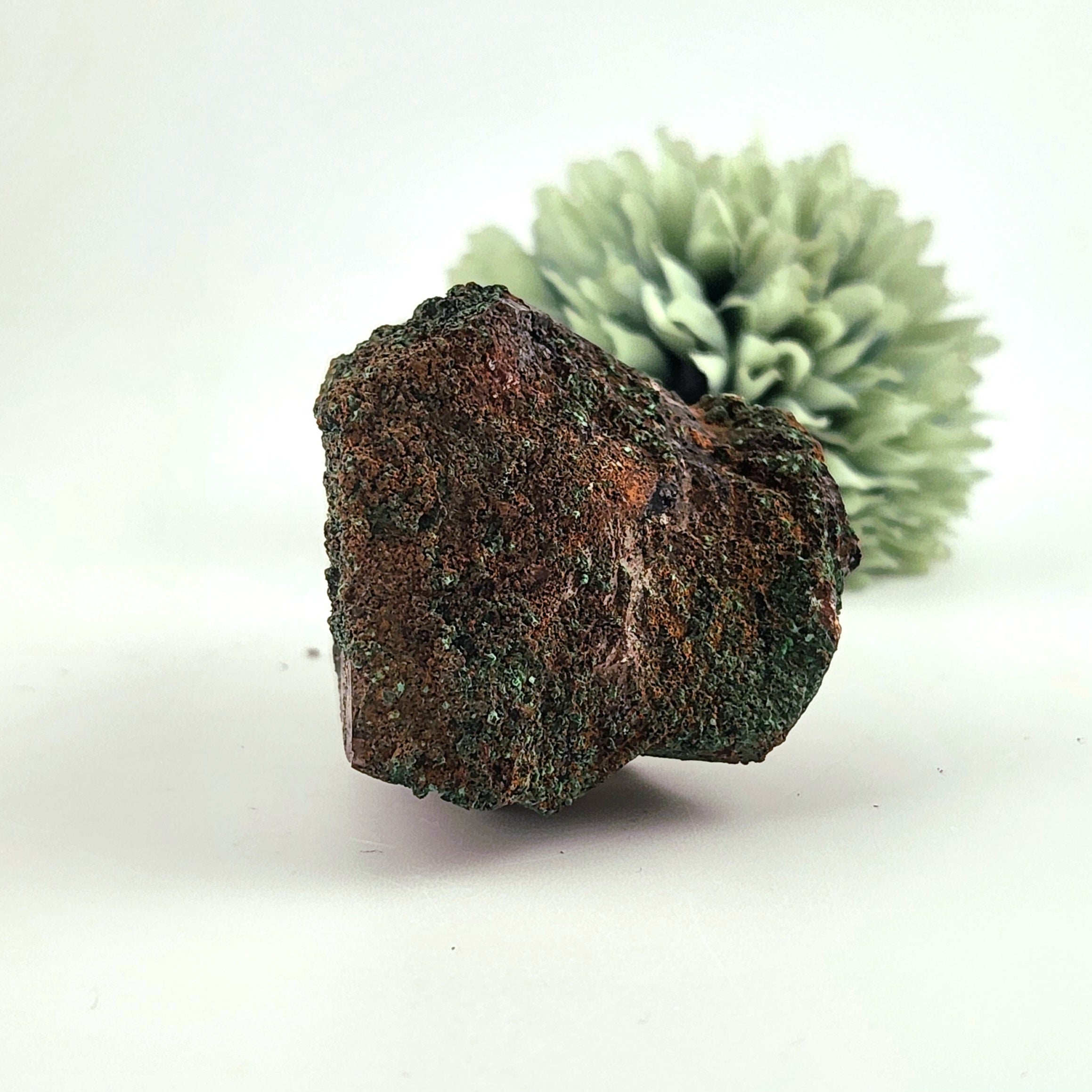 Malachite on Quartz