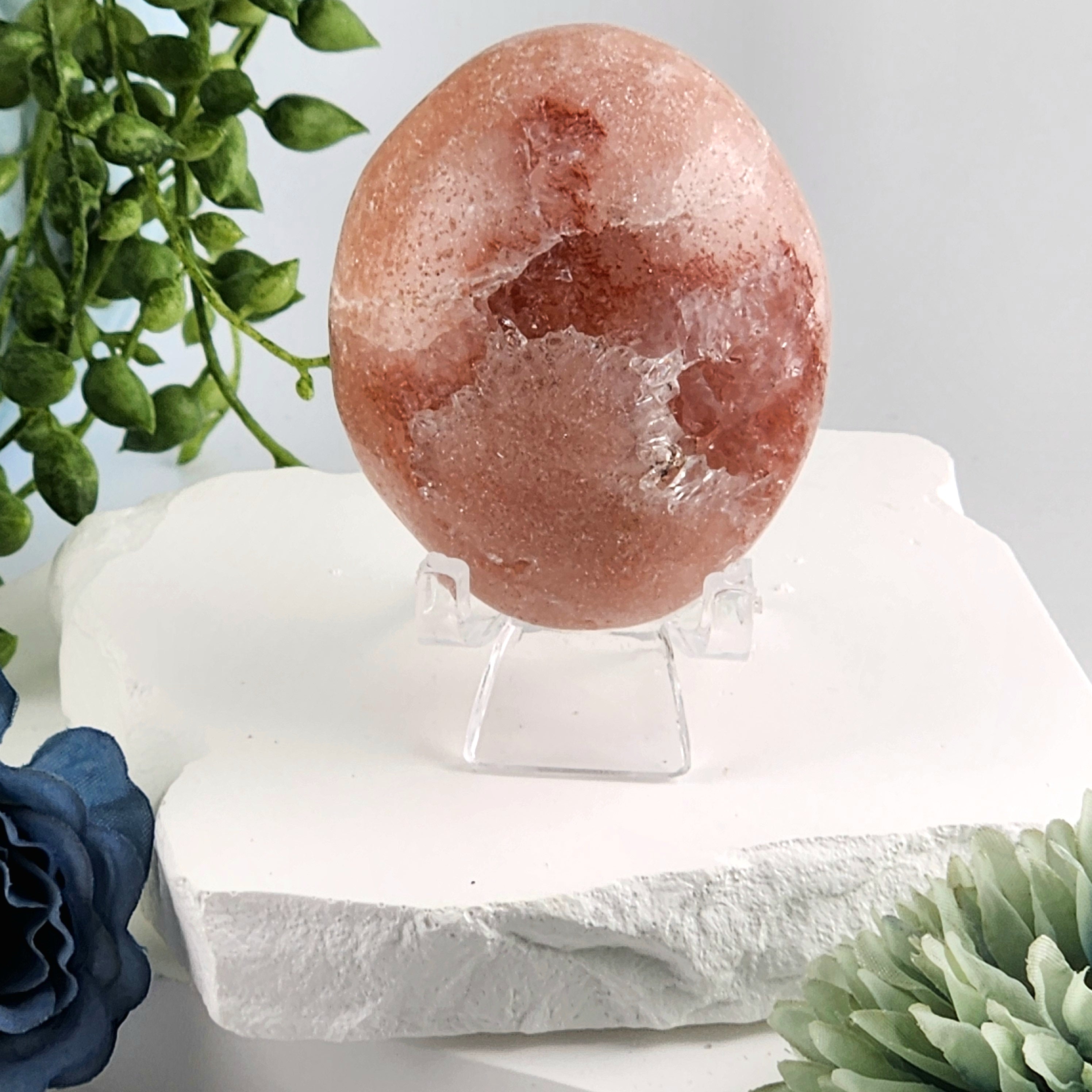 Pink Amethyst Palmstone