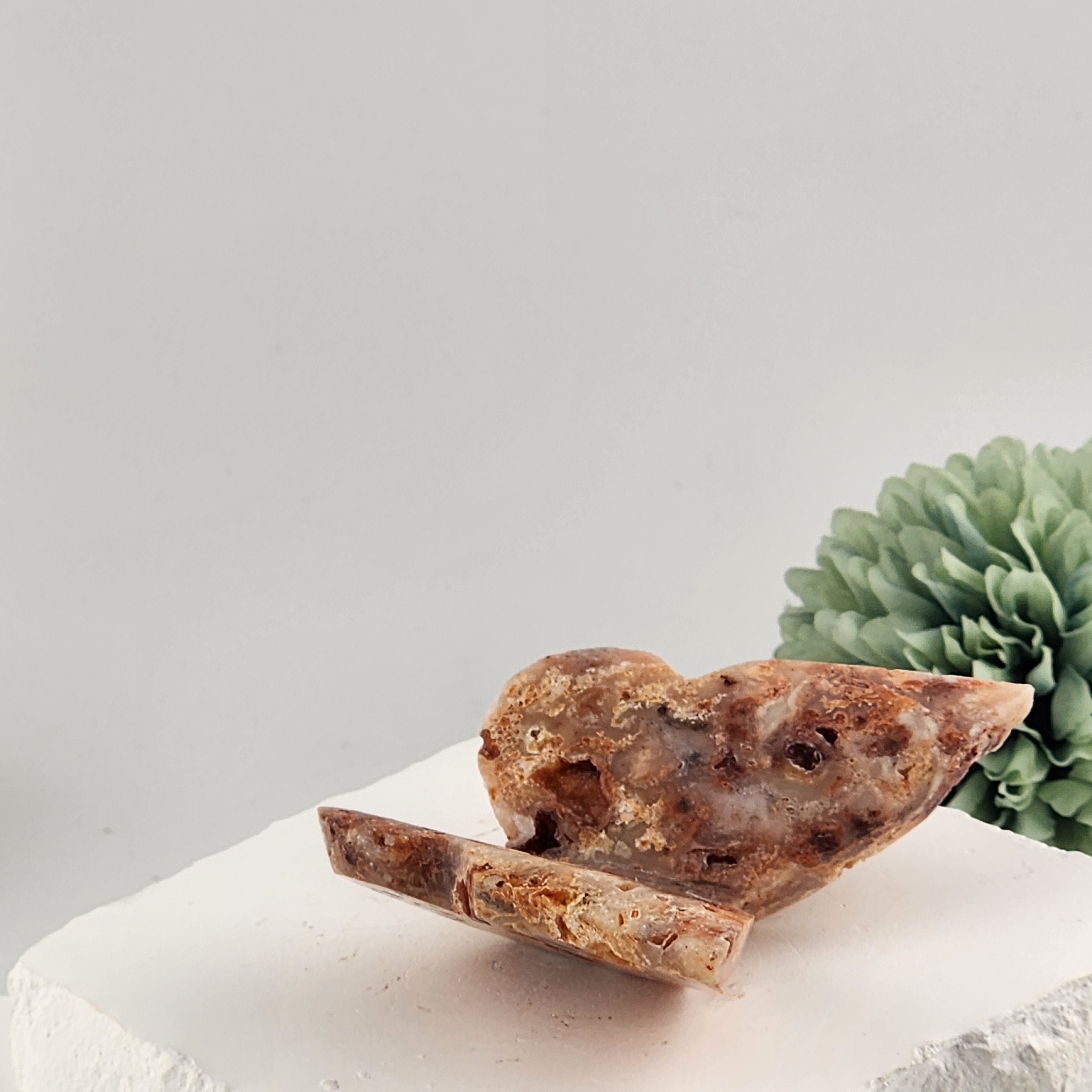 Pink Crazy Lace Agate 3D Butterfly