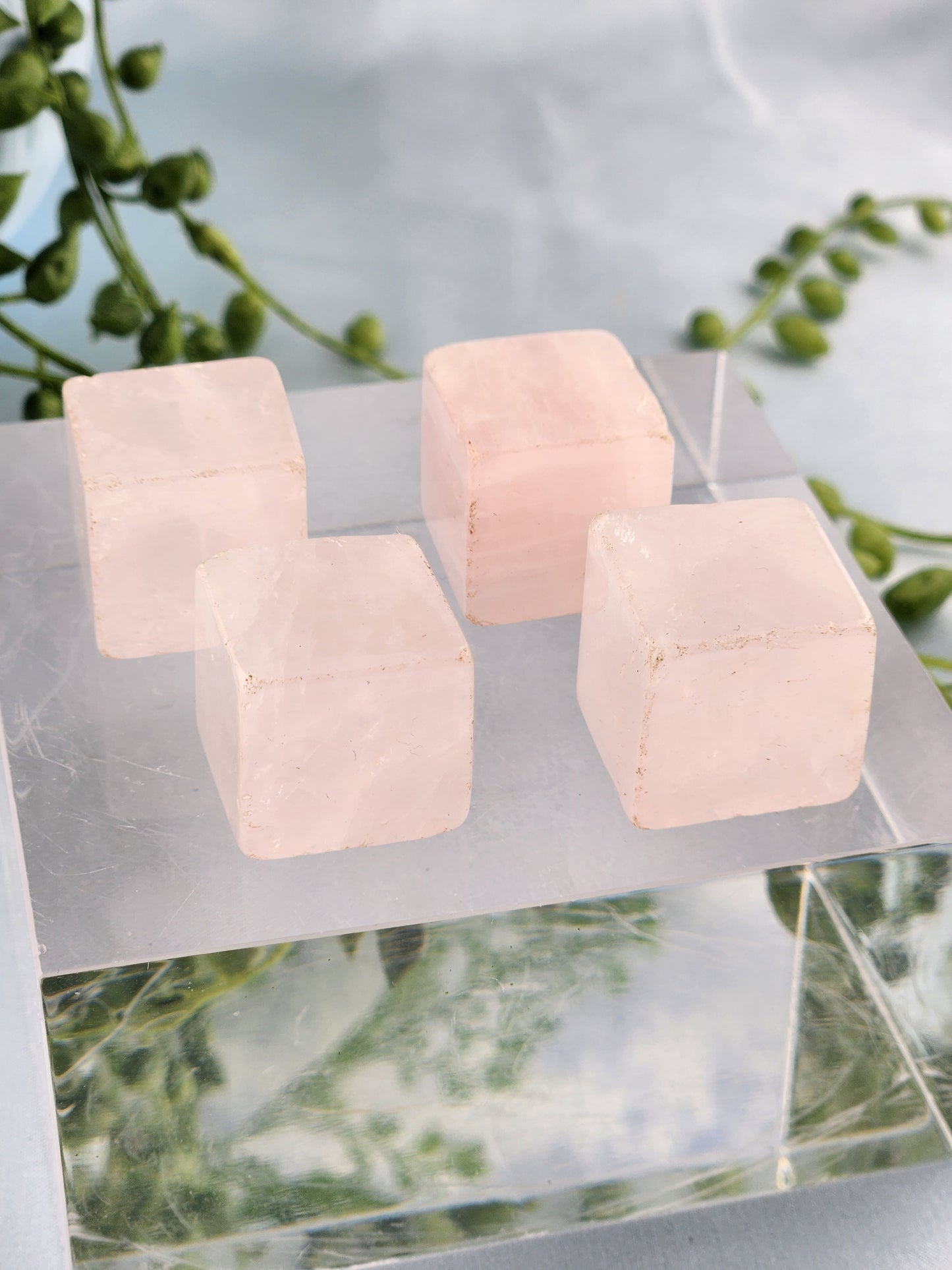 Rose Quartz Cube