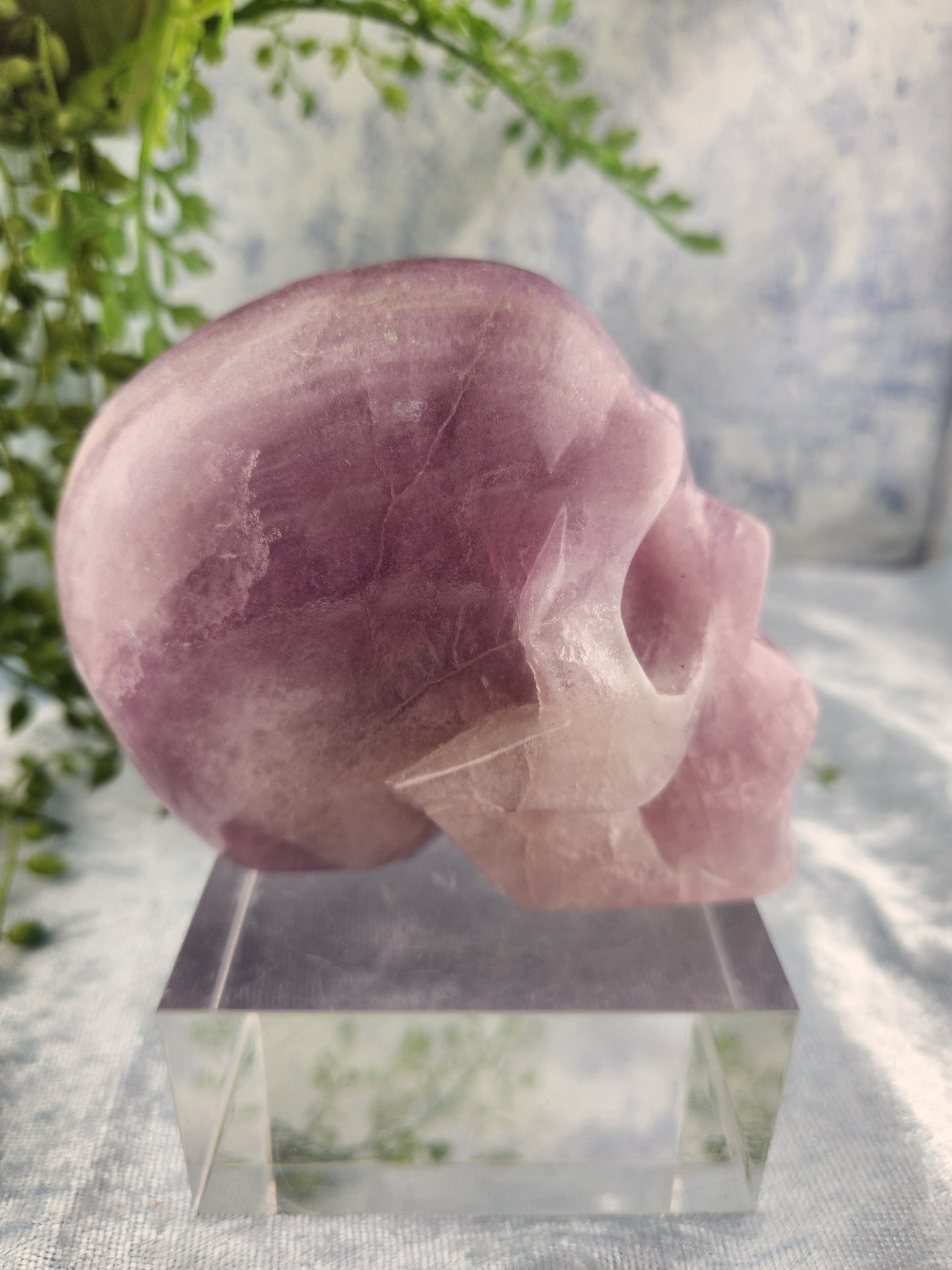 Purple Fluorite Skull