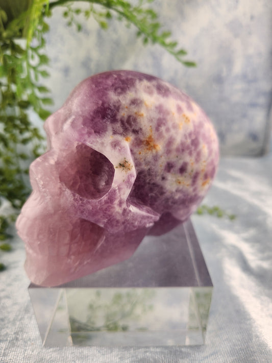 Purple Fluorite Skull