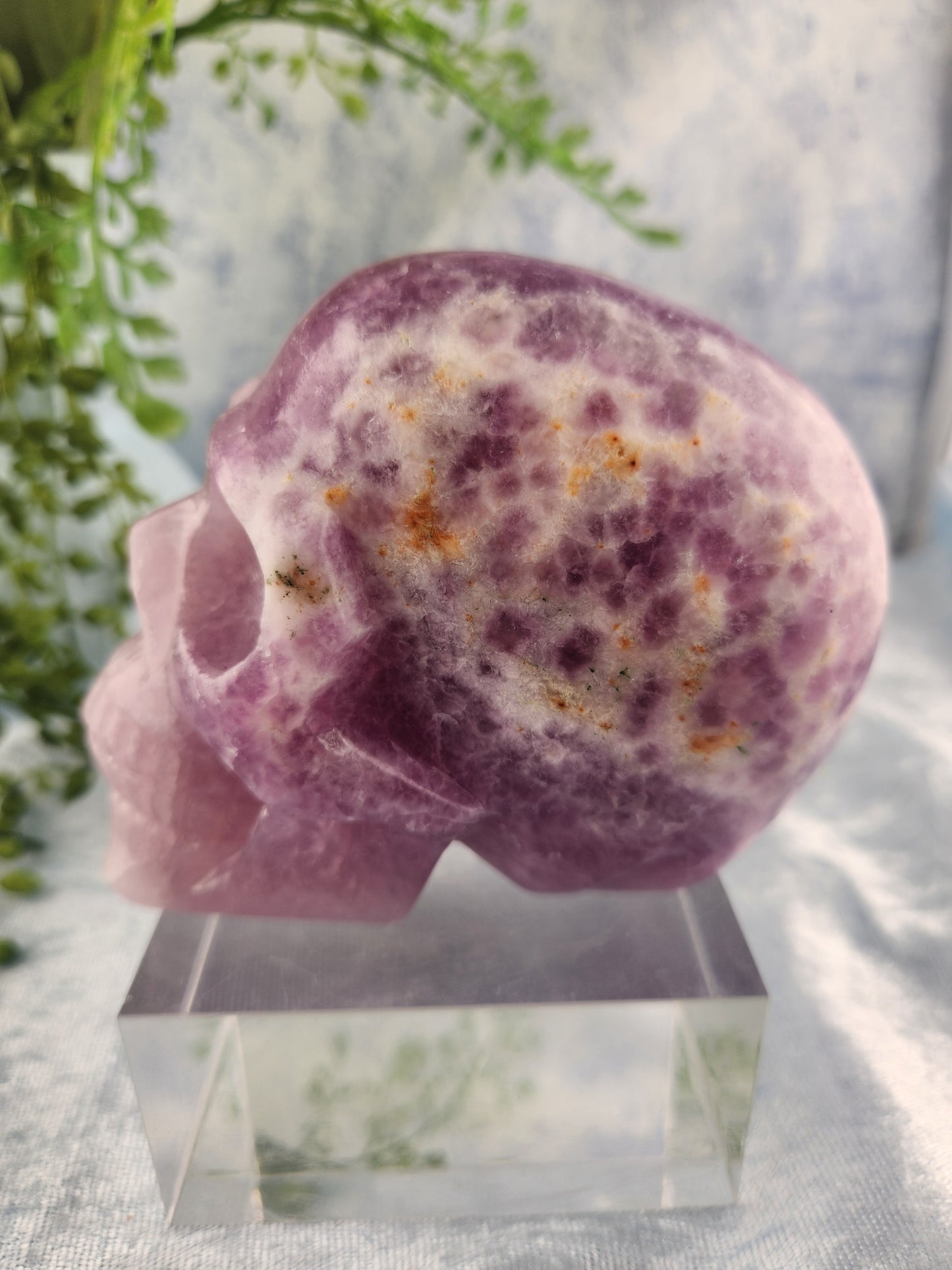 Purple Fluorite Skull