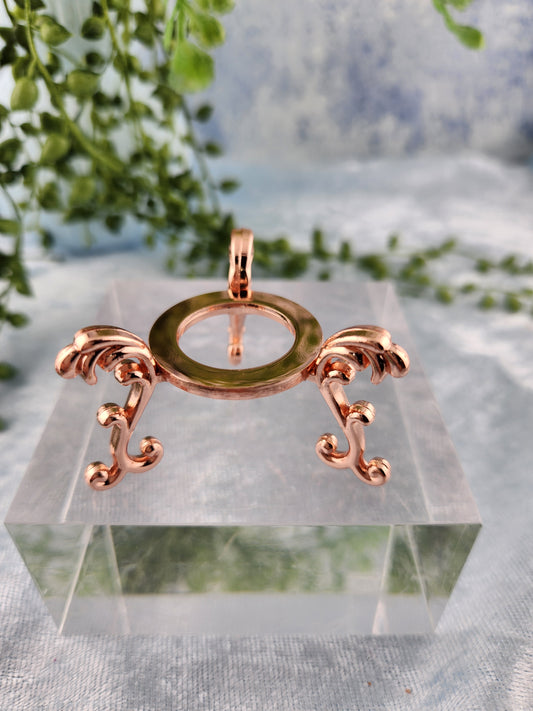 Classic Rose Gold Sphere/Egg Stand