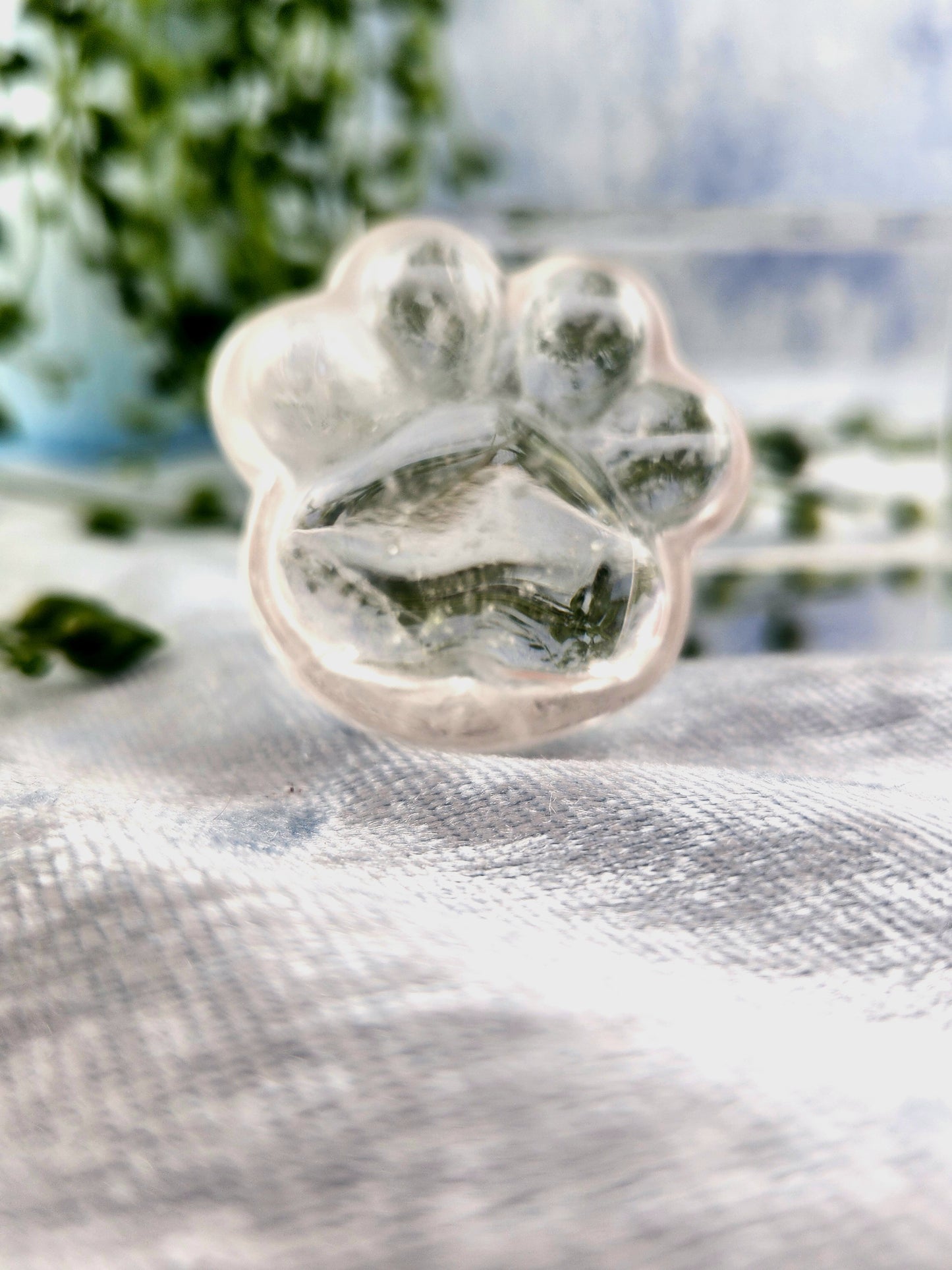 Clear Quartz Cat Paw