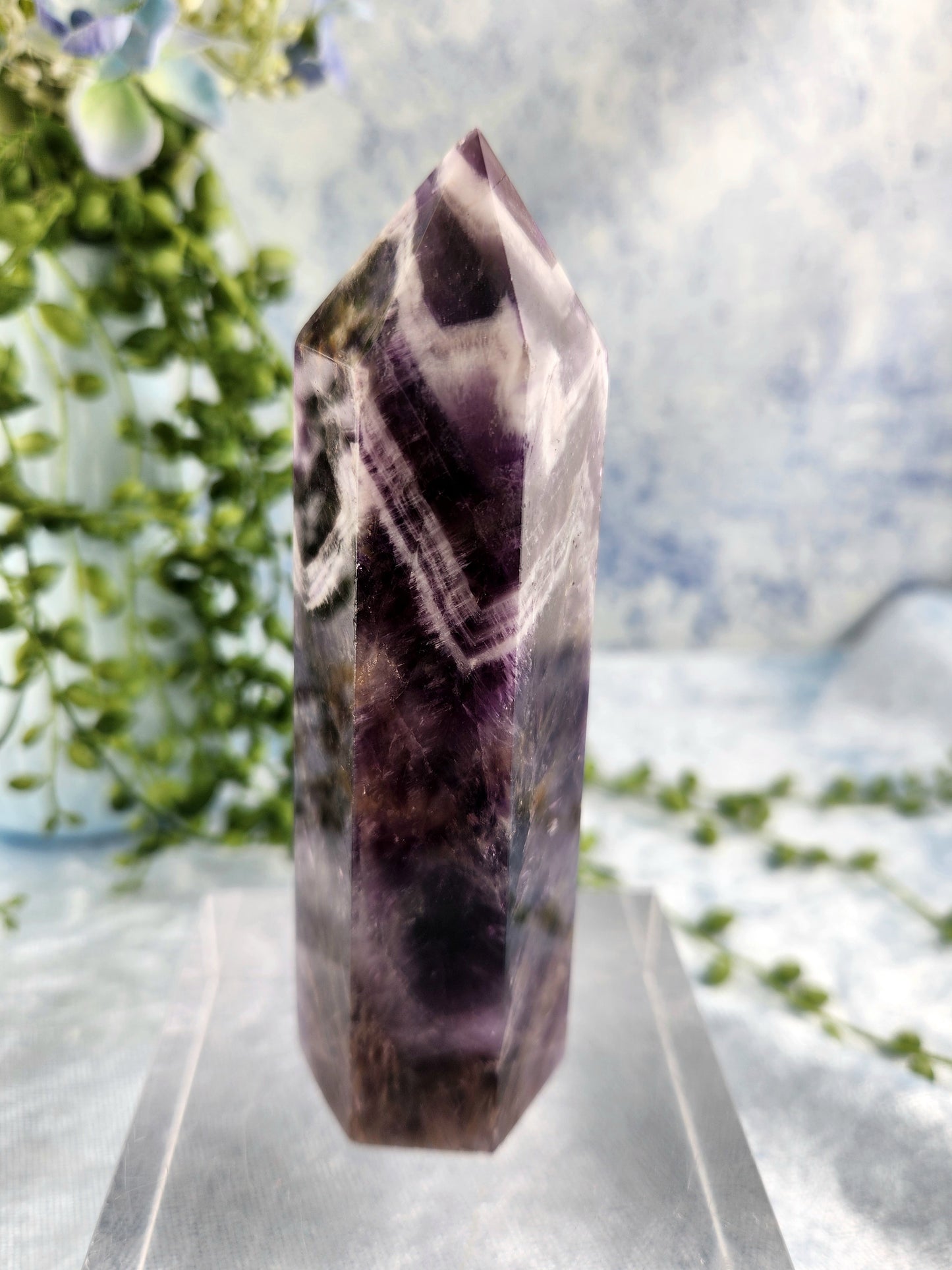 Chevron Dream Amethyst Tower