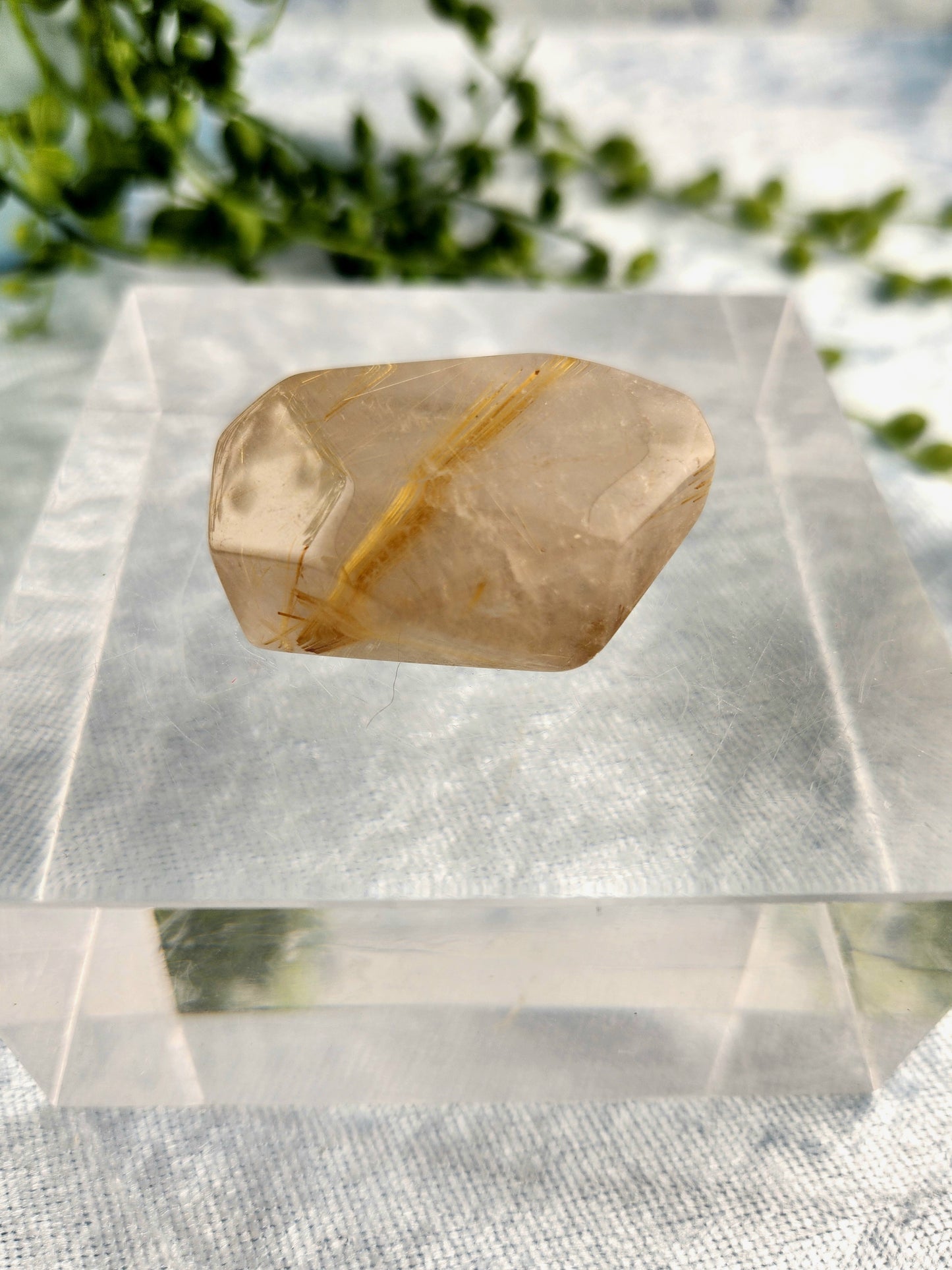 Gold Rutile Freeform