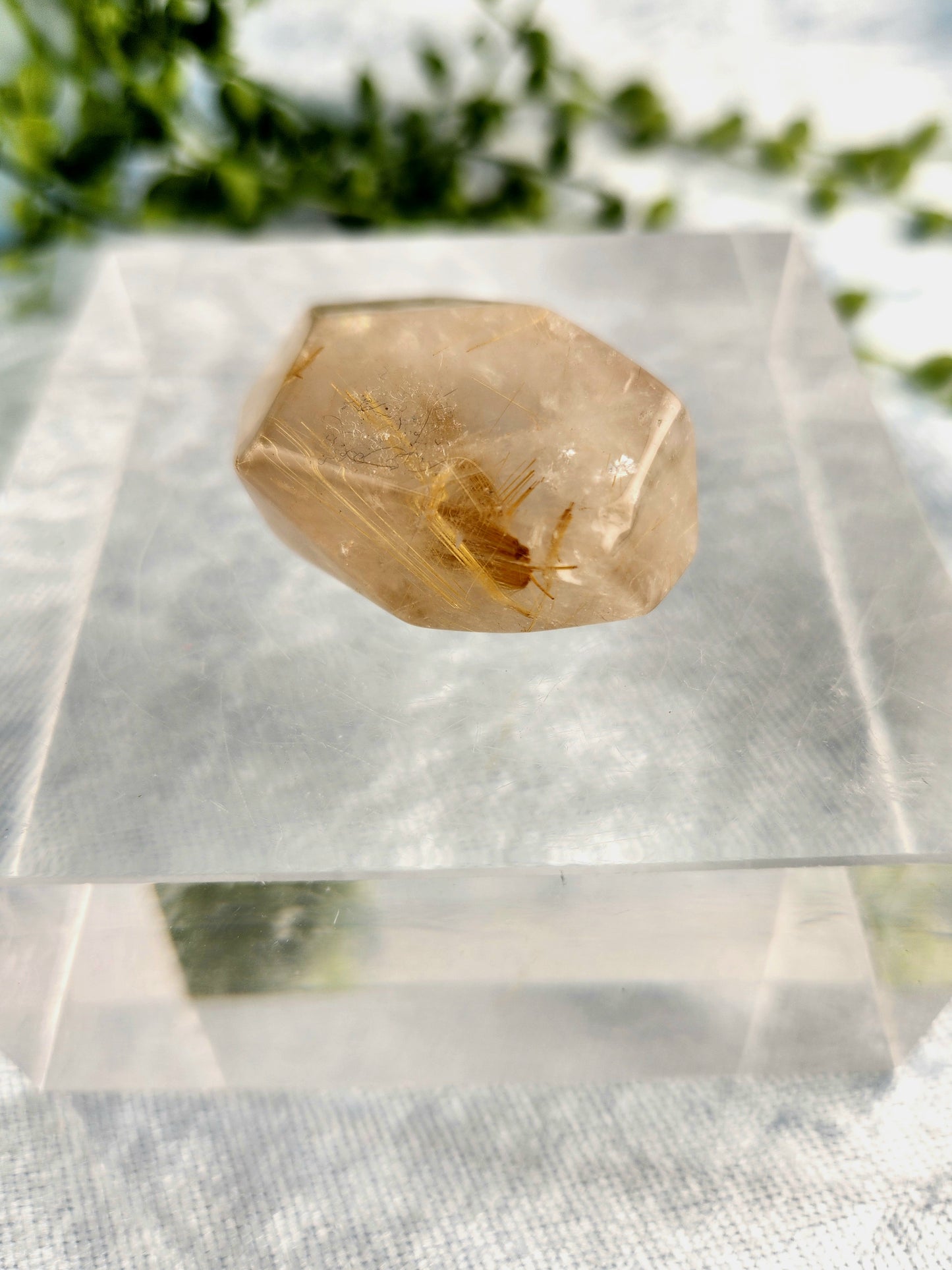 Gold Rutile Freeform