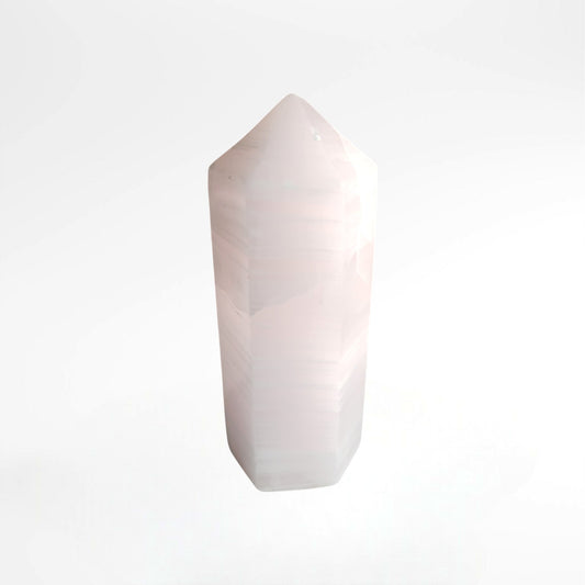 Pink Mangano Calcite Tower
