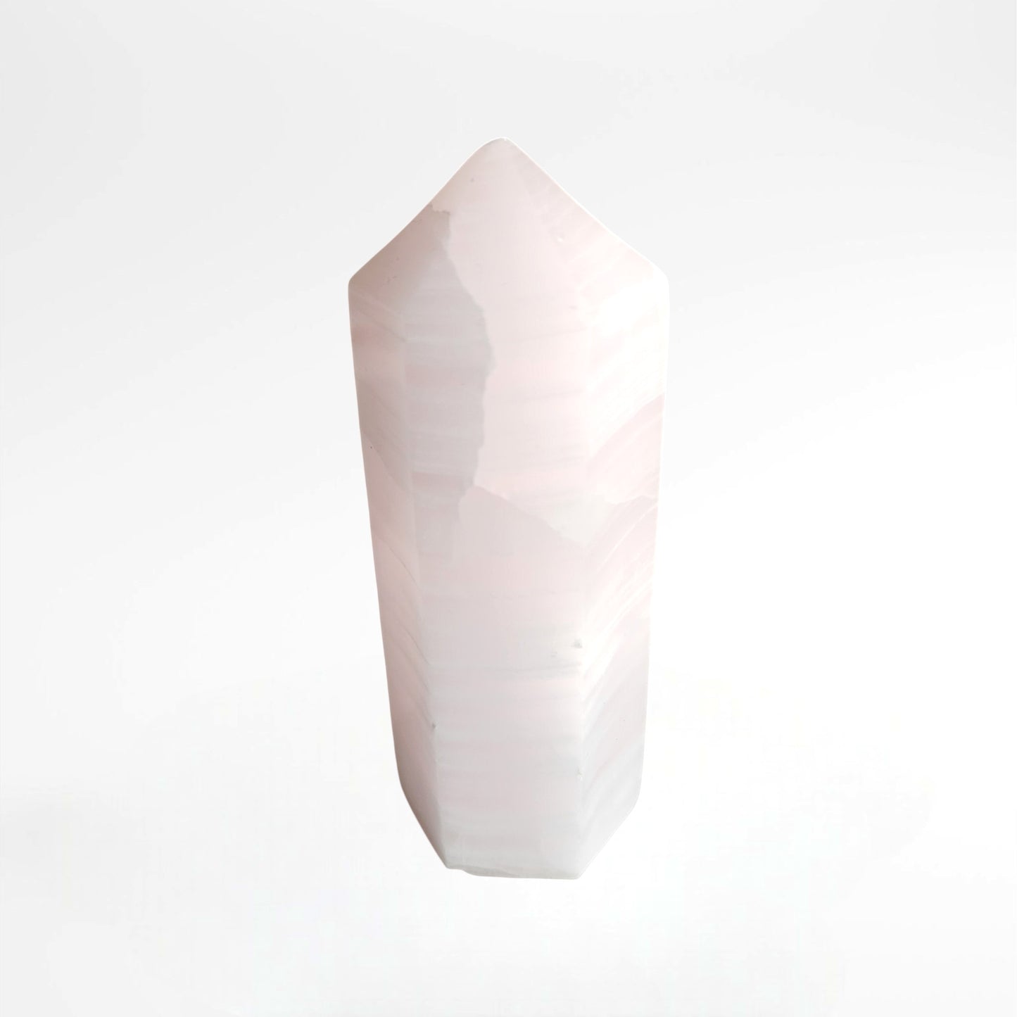 Pink Mangano Calcite Tower