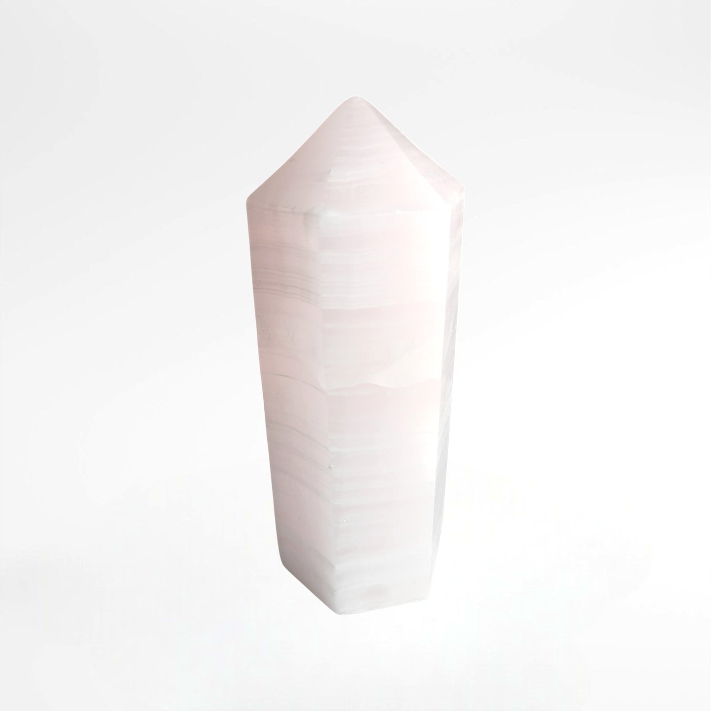 Pink Mangano Calcite Tower