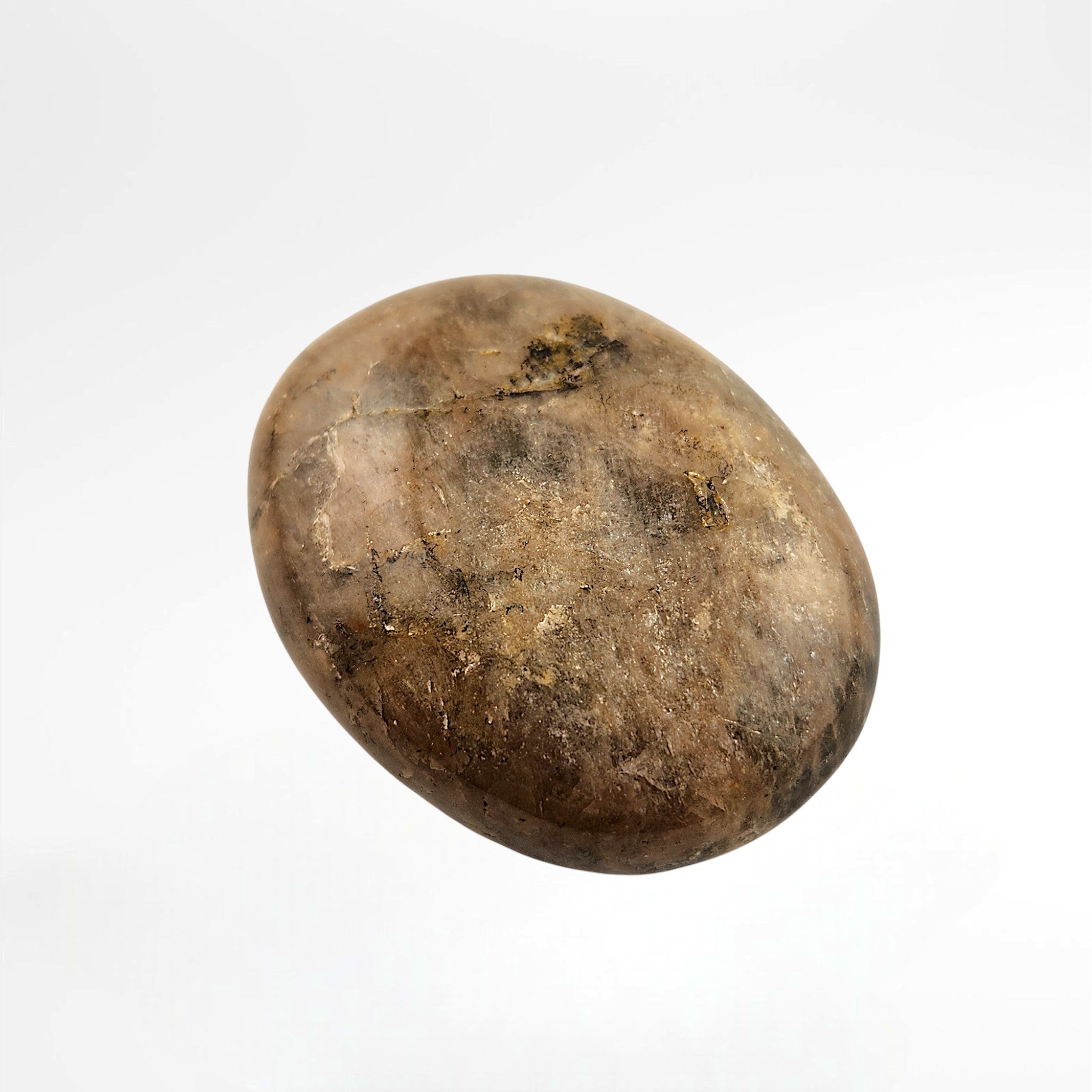 Black Peach Moonstone Palmstone