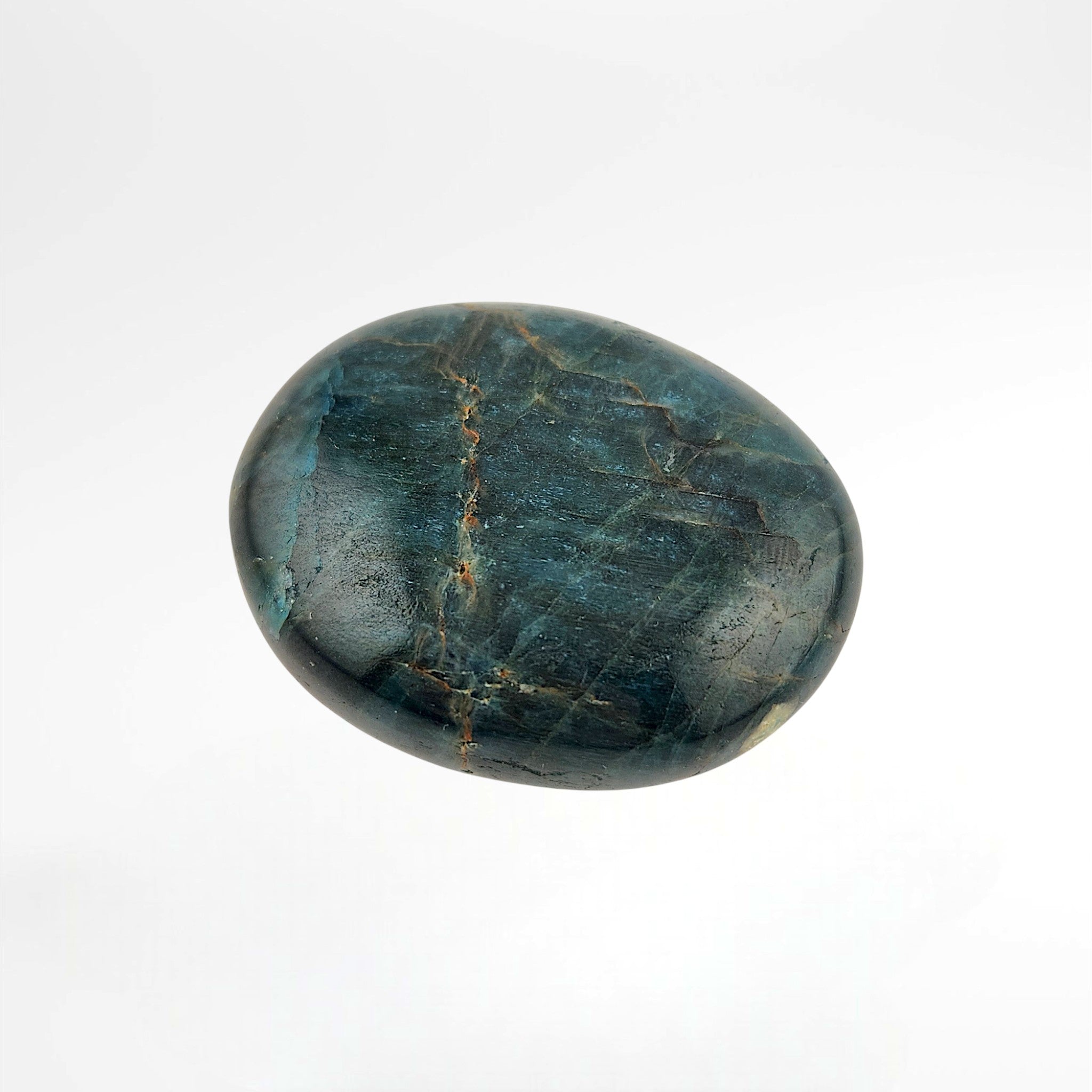 Blue Apatite Palmstone